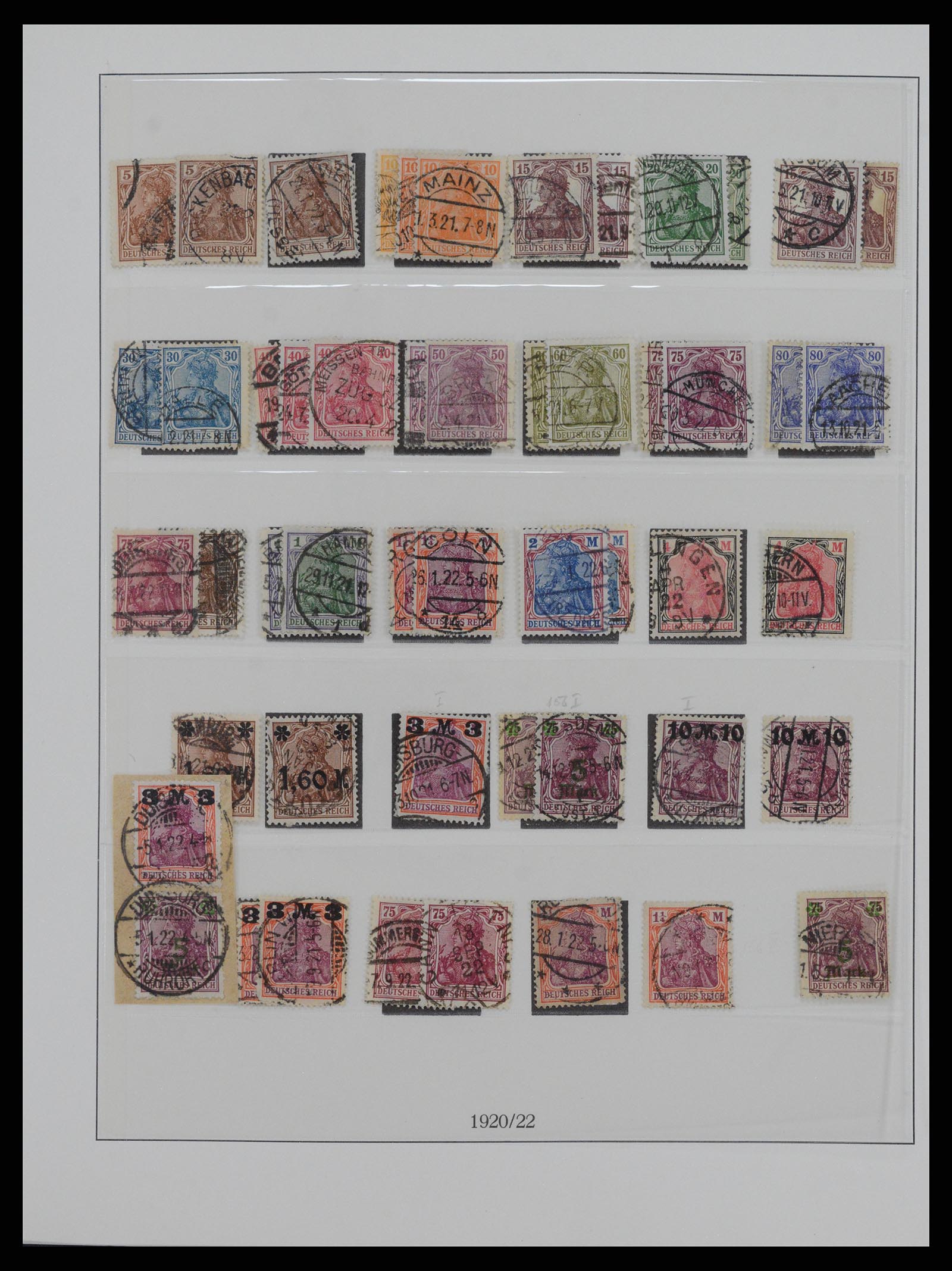 38175 0011 - Stamp collection 38175 German Reich 1872-1945.