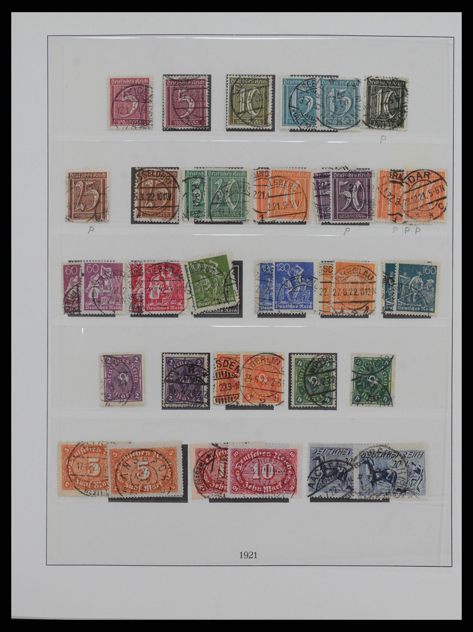 38175 0012 - Stamp collection 38175 German Reich 1872-1945.