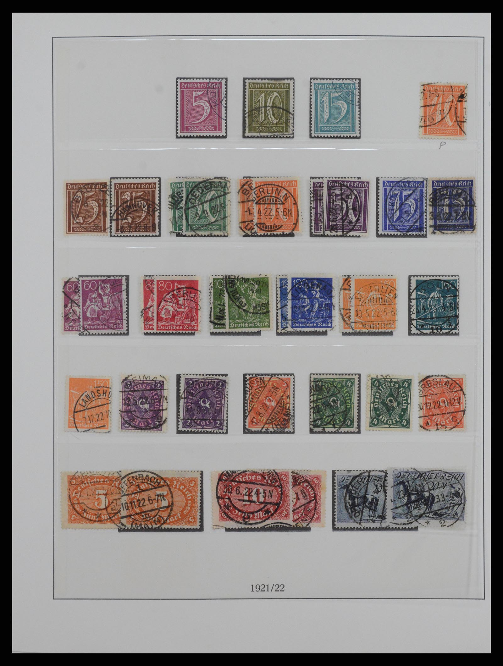 38175 0013 - Stamp collection 38175 German Reich 1872-1945.