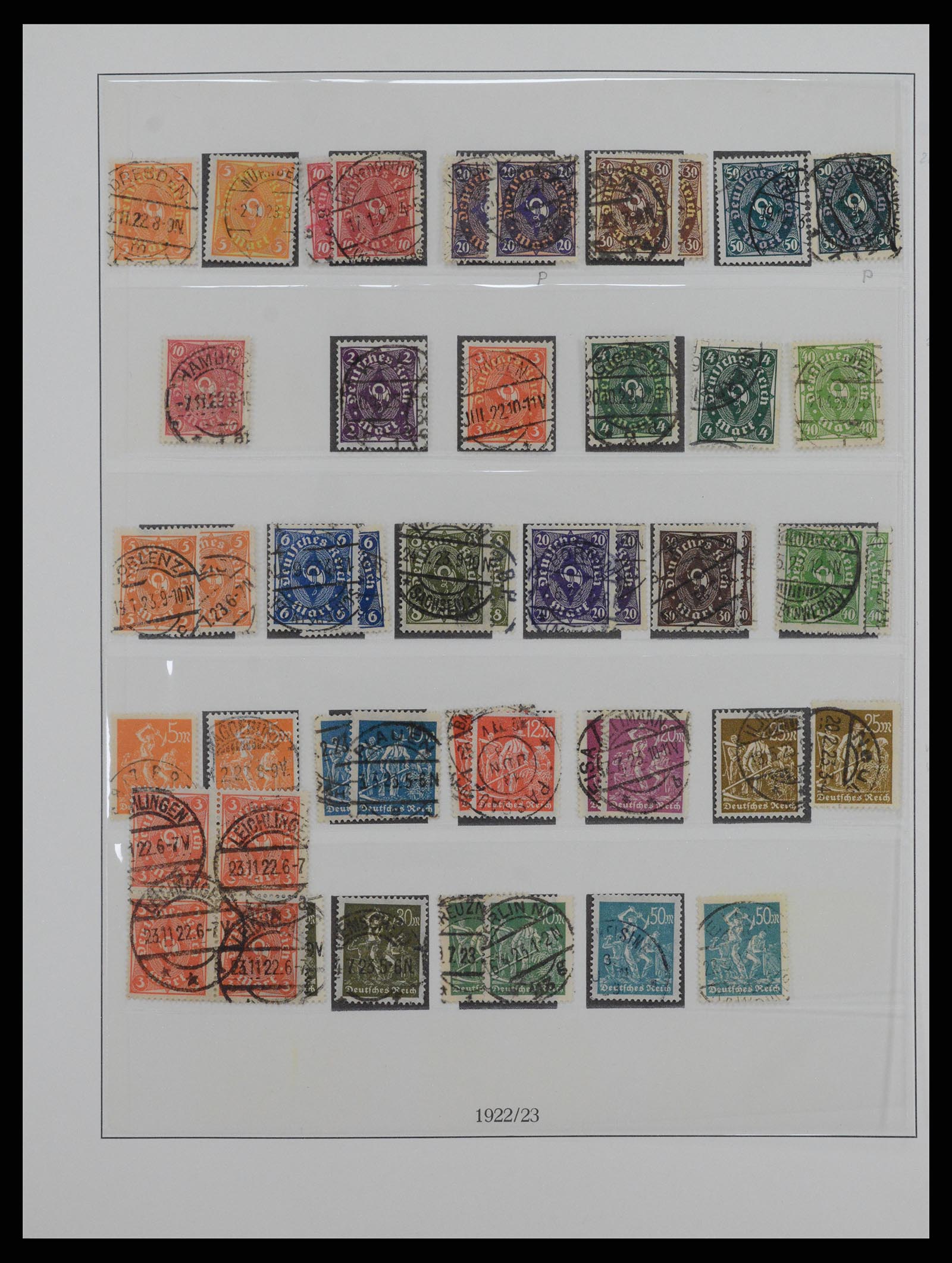 38175 0014 - Stamp collection 38175 German Reich 1872-1945.