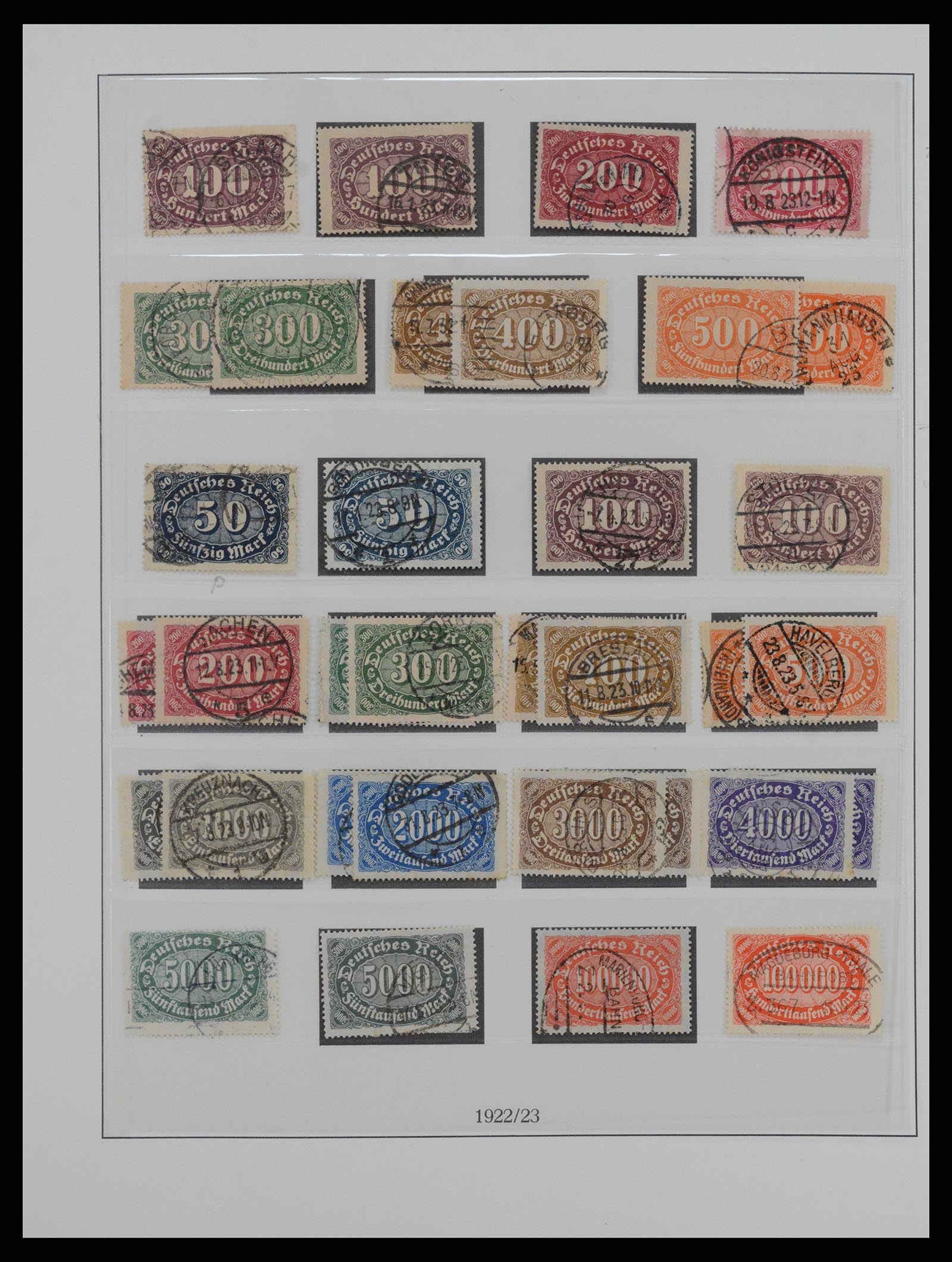 38175 0015 - Stamp collection 38175 German Reich 1872-1945.