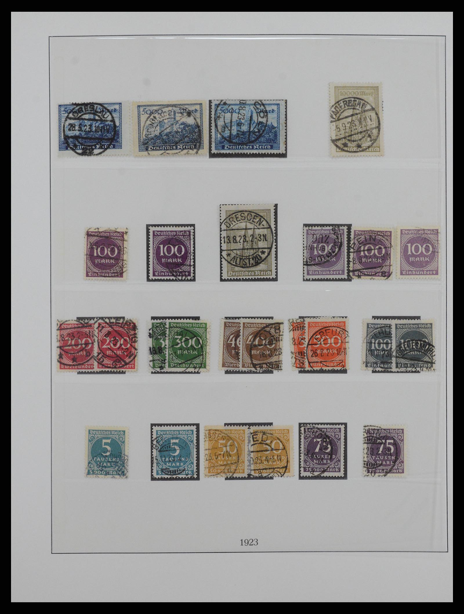 38175 0016 - Stamp collection 38175 German Reich 1872-1945.