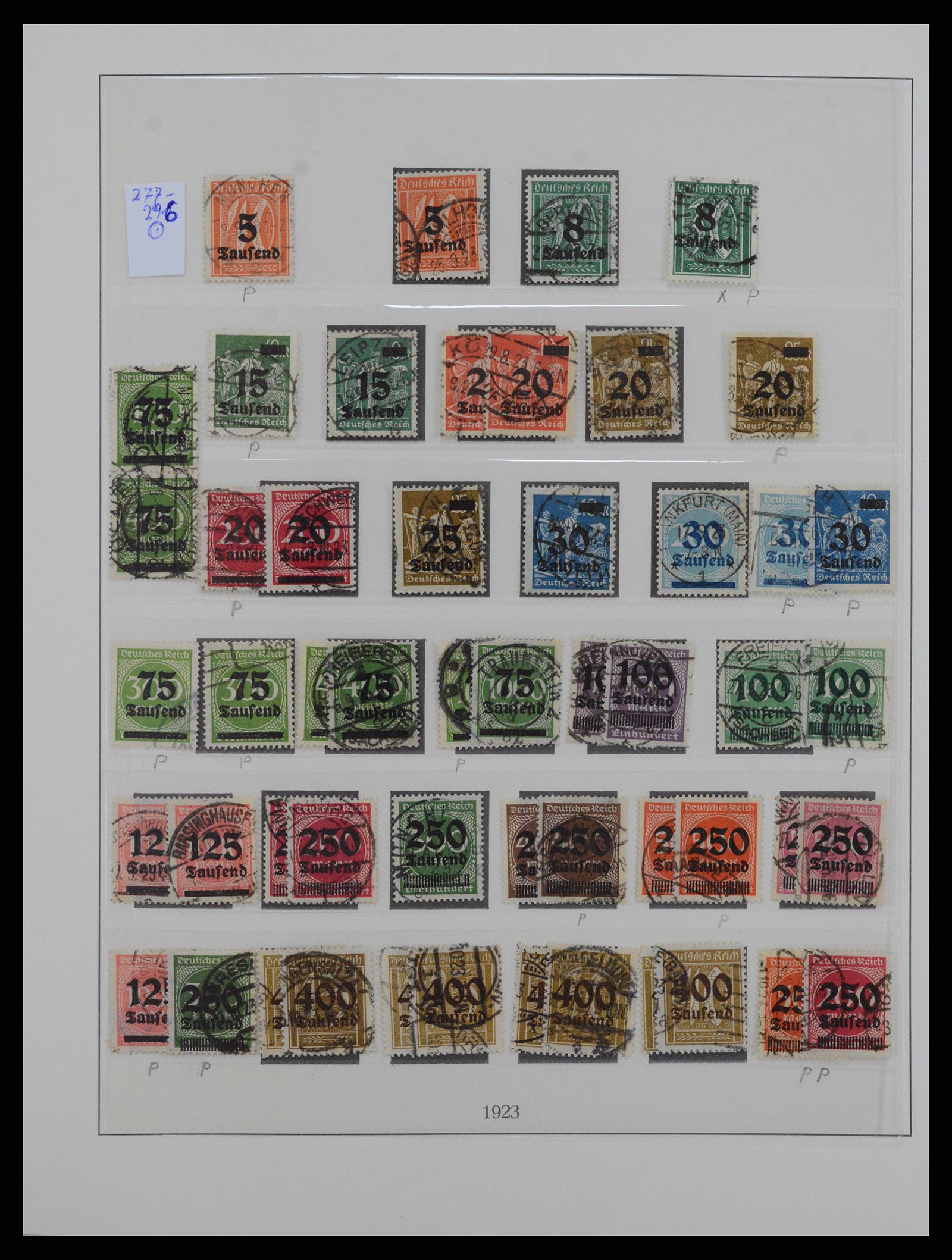 38175 0017 - Stamp collection 38175 German Reich 1872-1945.