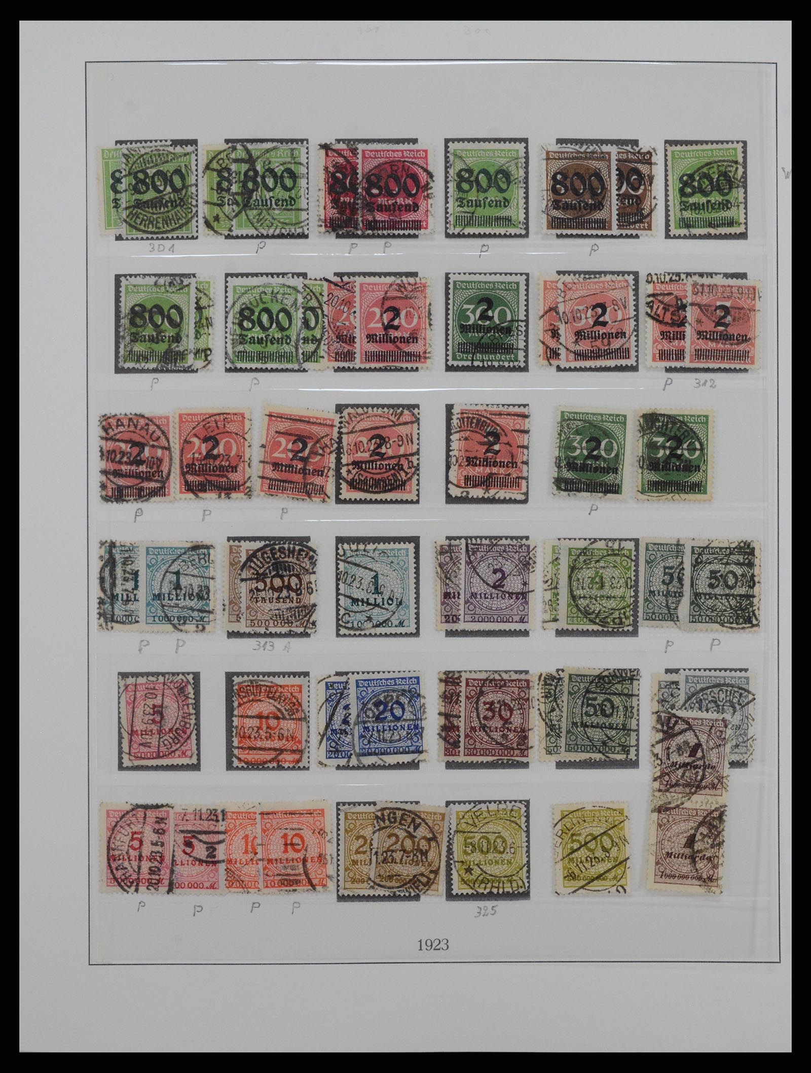 38175 0018 - Stamp collection 38175 German Reich 1872-1945.