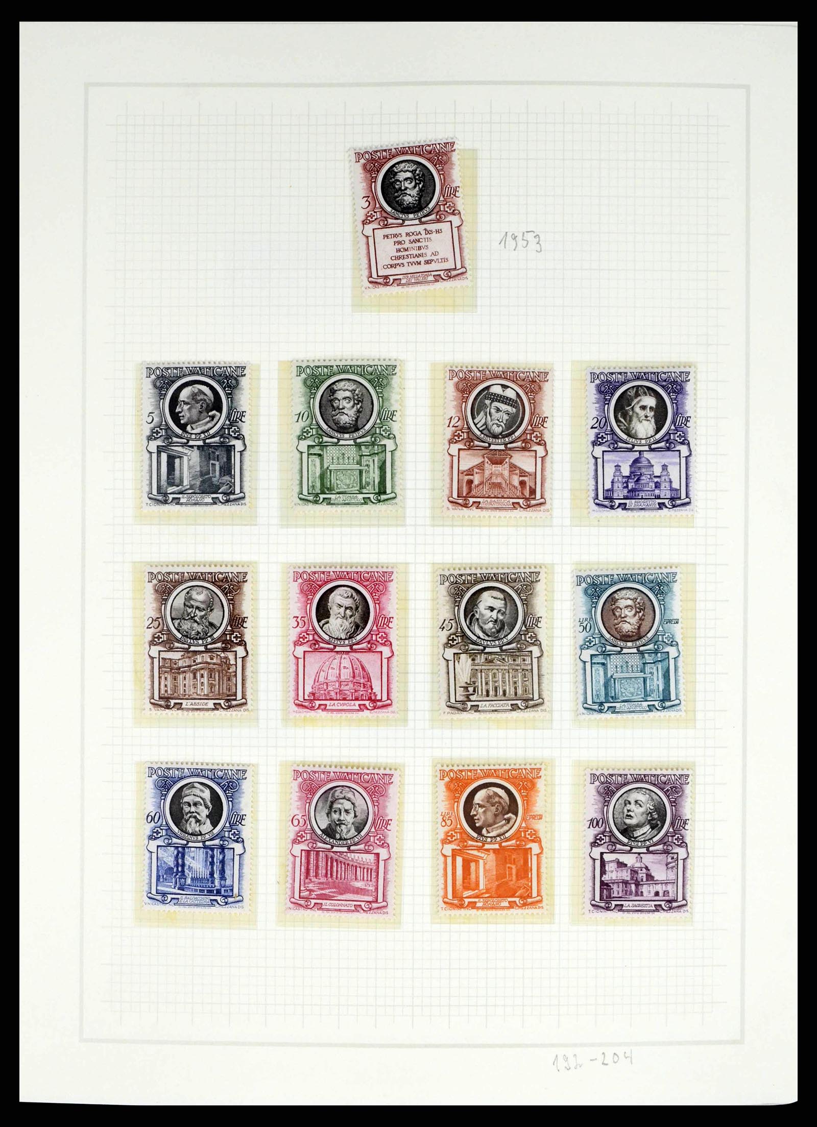 38182 0016 - Postzegelverzameling 38182 Vaticaan 1929-2015.