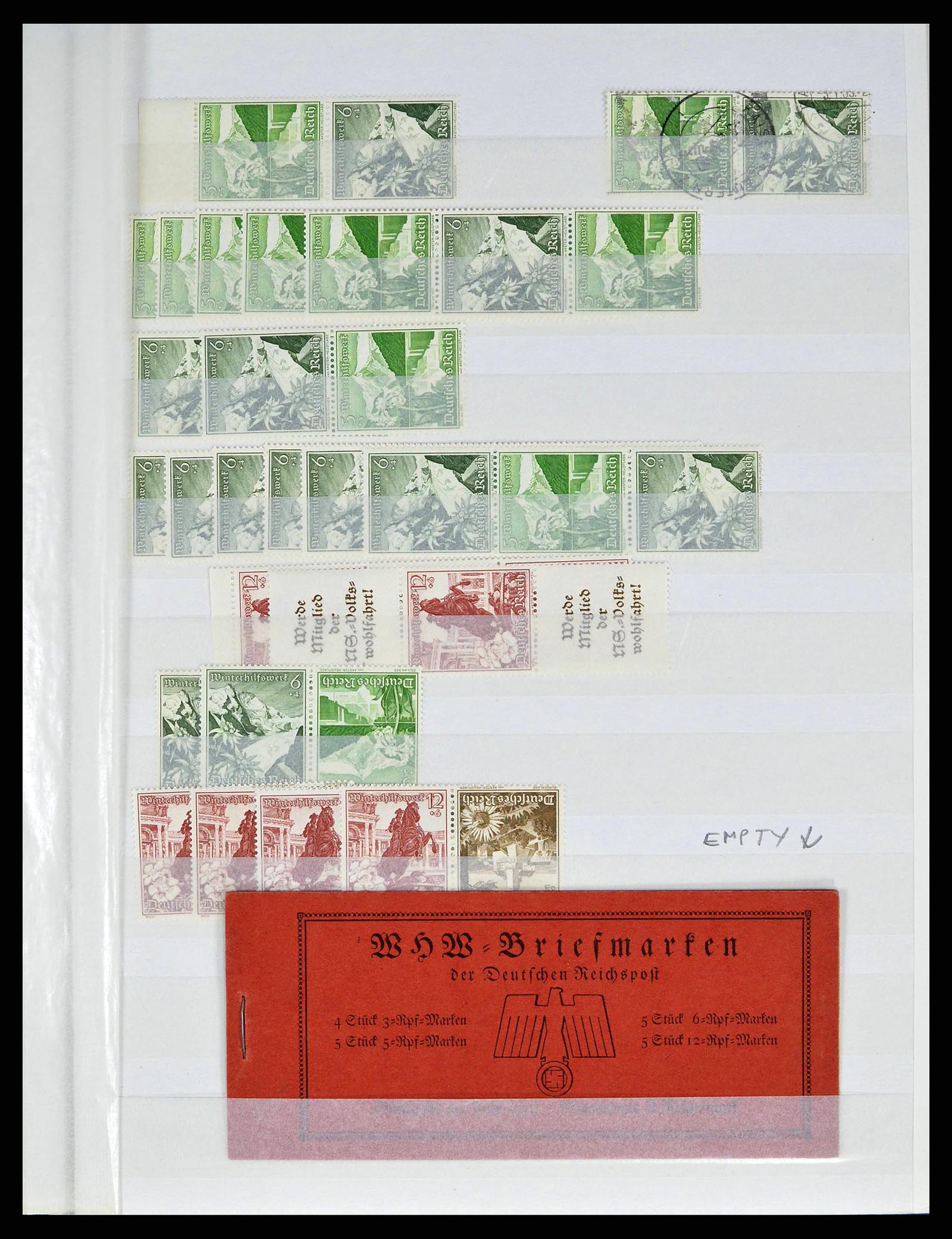 38184 0022 - Postzegelverzameling 38184 Duitse Rijk combinaties 1915-1941.