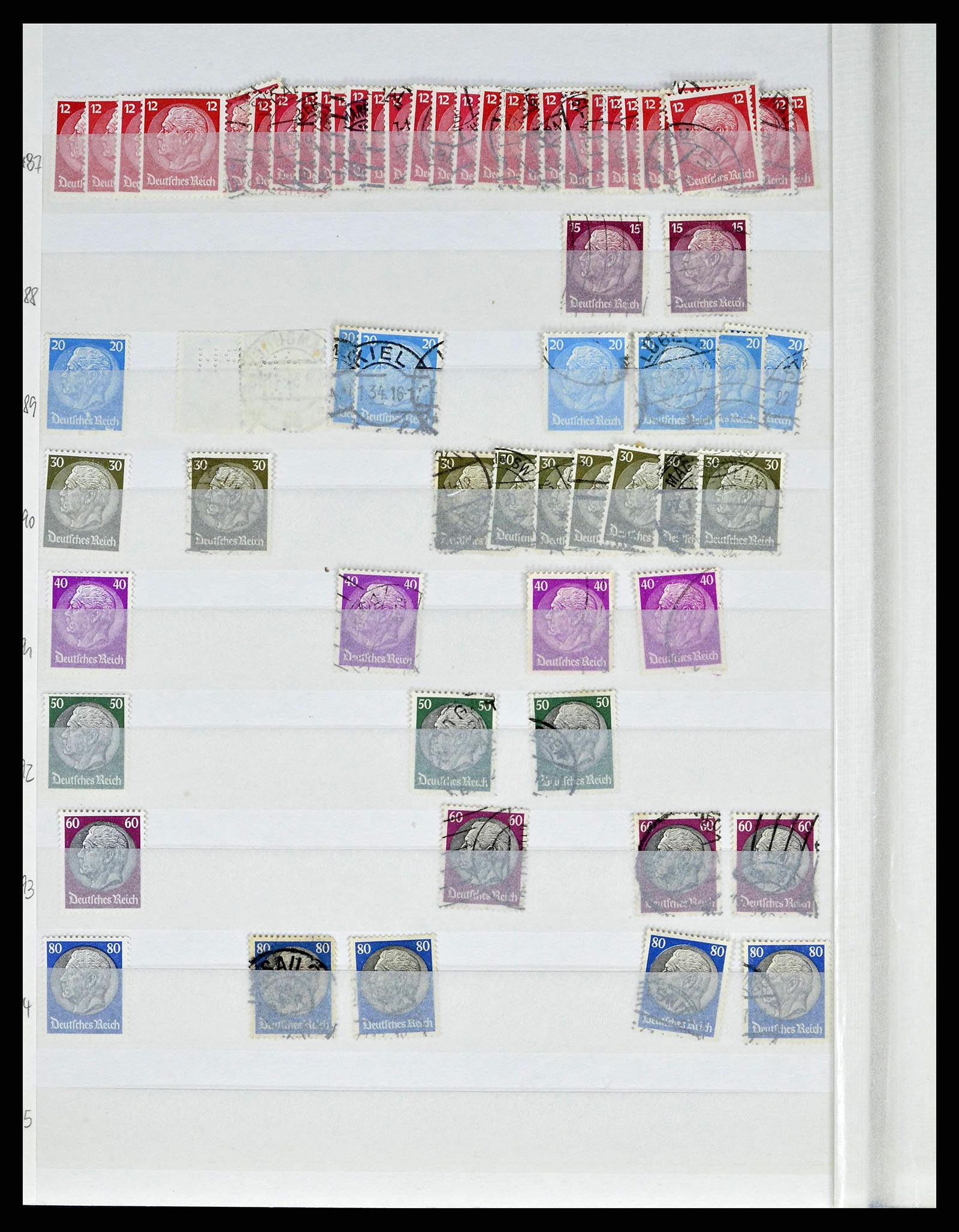 38184 0031 - Postzegelverzameling 38184 Duitse Rijk combinaties 1915-1941.