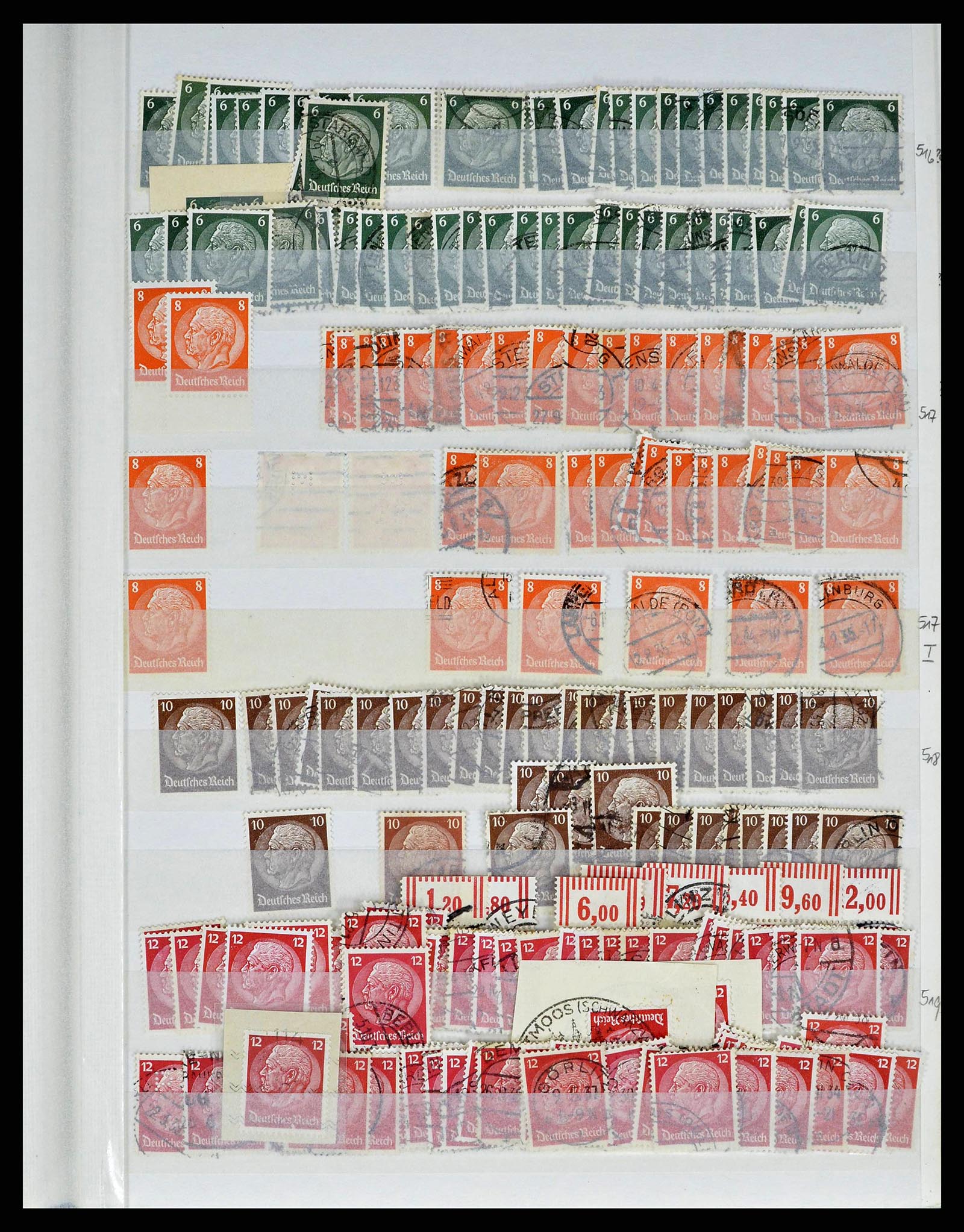 38184 0033 - Postzegelverzameling 38184 Duitse Rijk combinaties 1915-1941.
