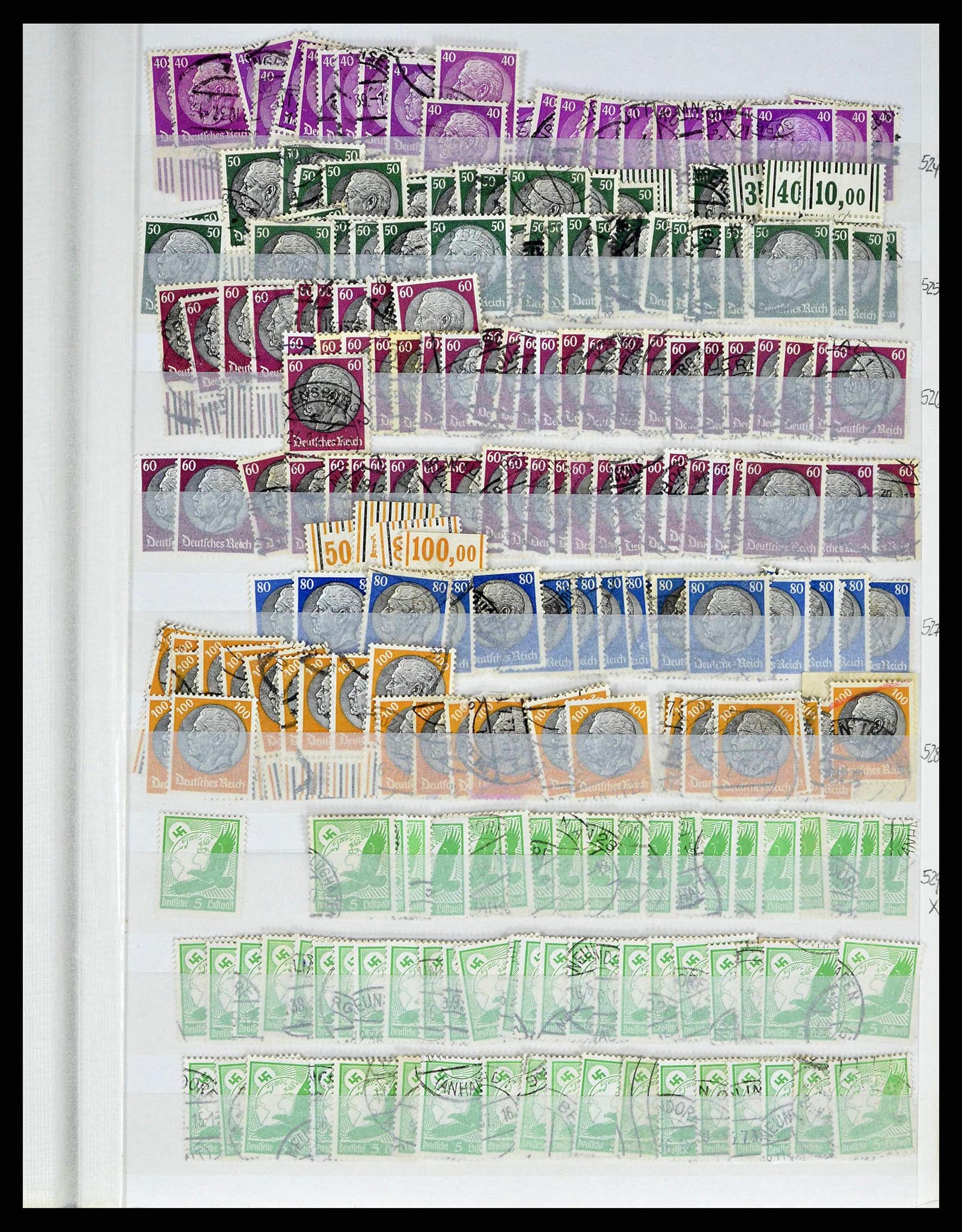 38184 0034 - Postzegelverzameling 38184 Duitse Rijk combinaties 1915-1941.
