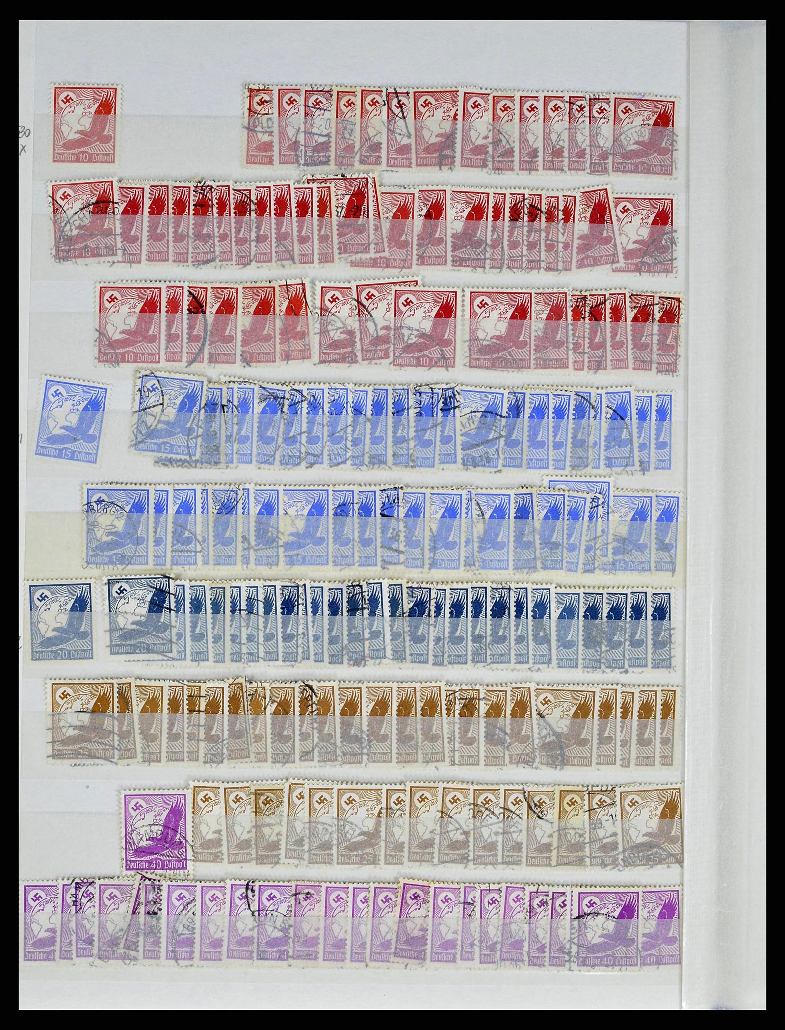 38184 0036 - Postzegelverzameling 38184 Duitse Rijk combinaties 1915-1941.