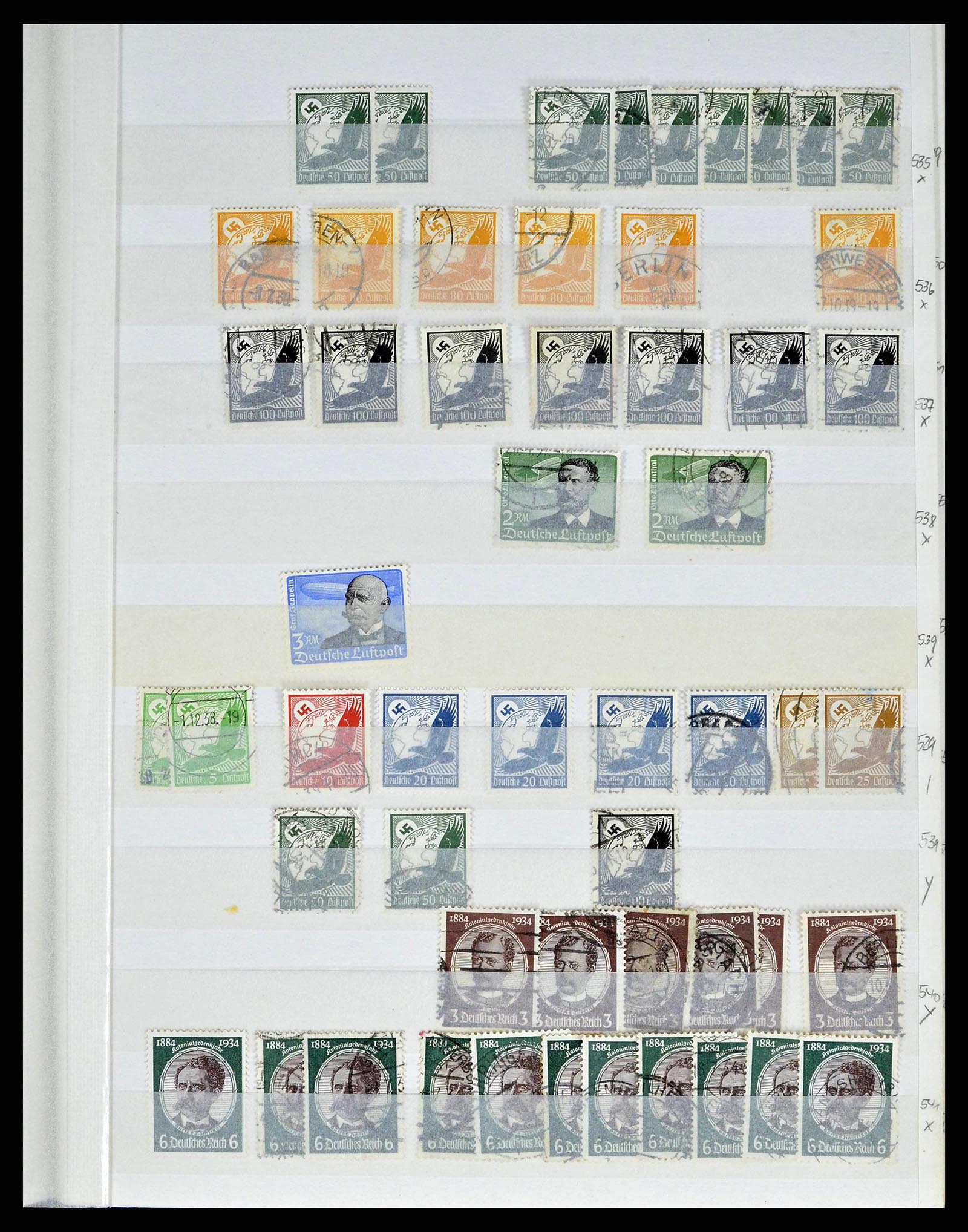 38184 0037 - Postzegelverzameling 38184 Duitse Rijk combinaties 1915-1941.