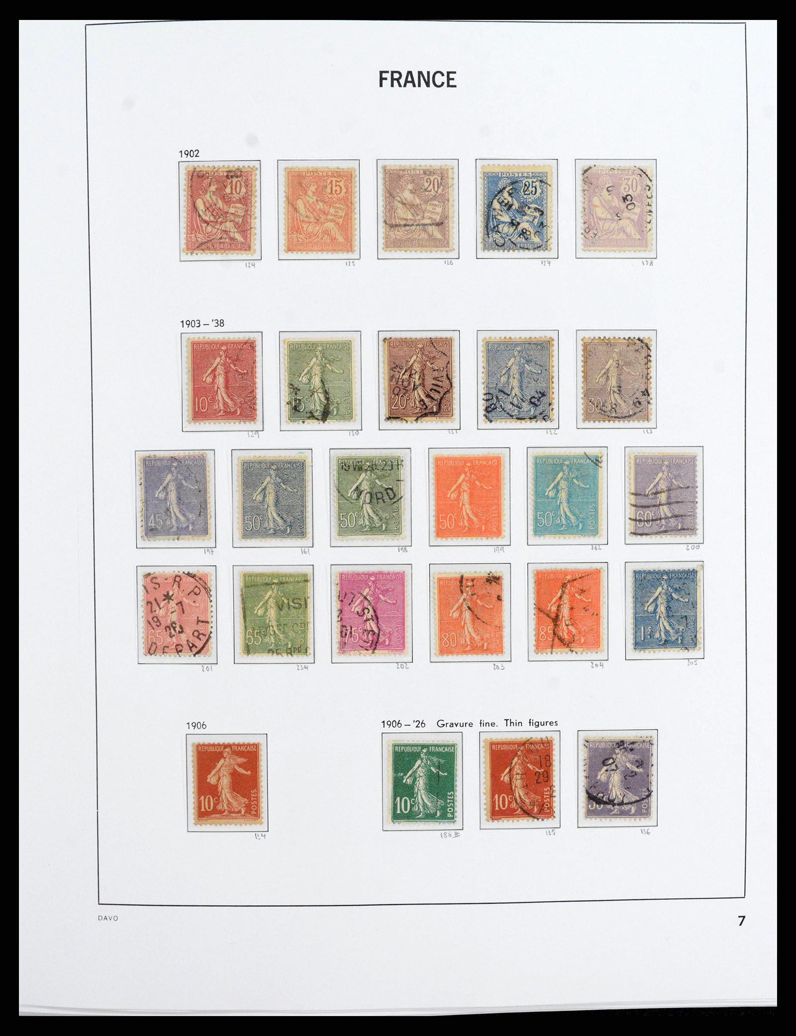 38209 0008 - Stamp collection 38209 France 1849-2020.