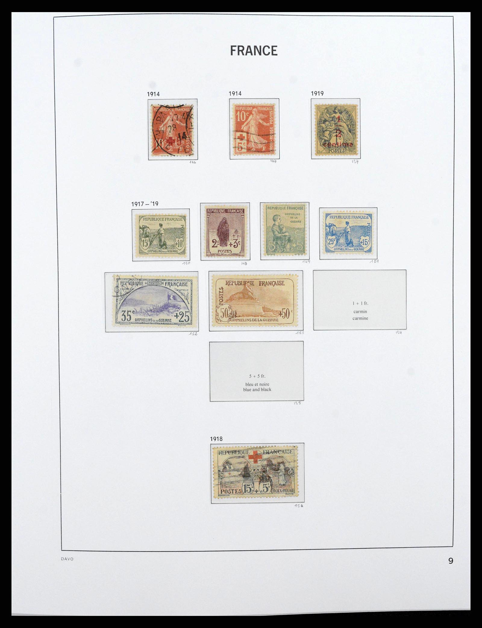 38209 0010 - Stamp collection 38209 France 1849-2020.