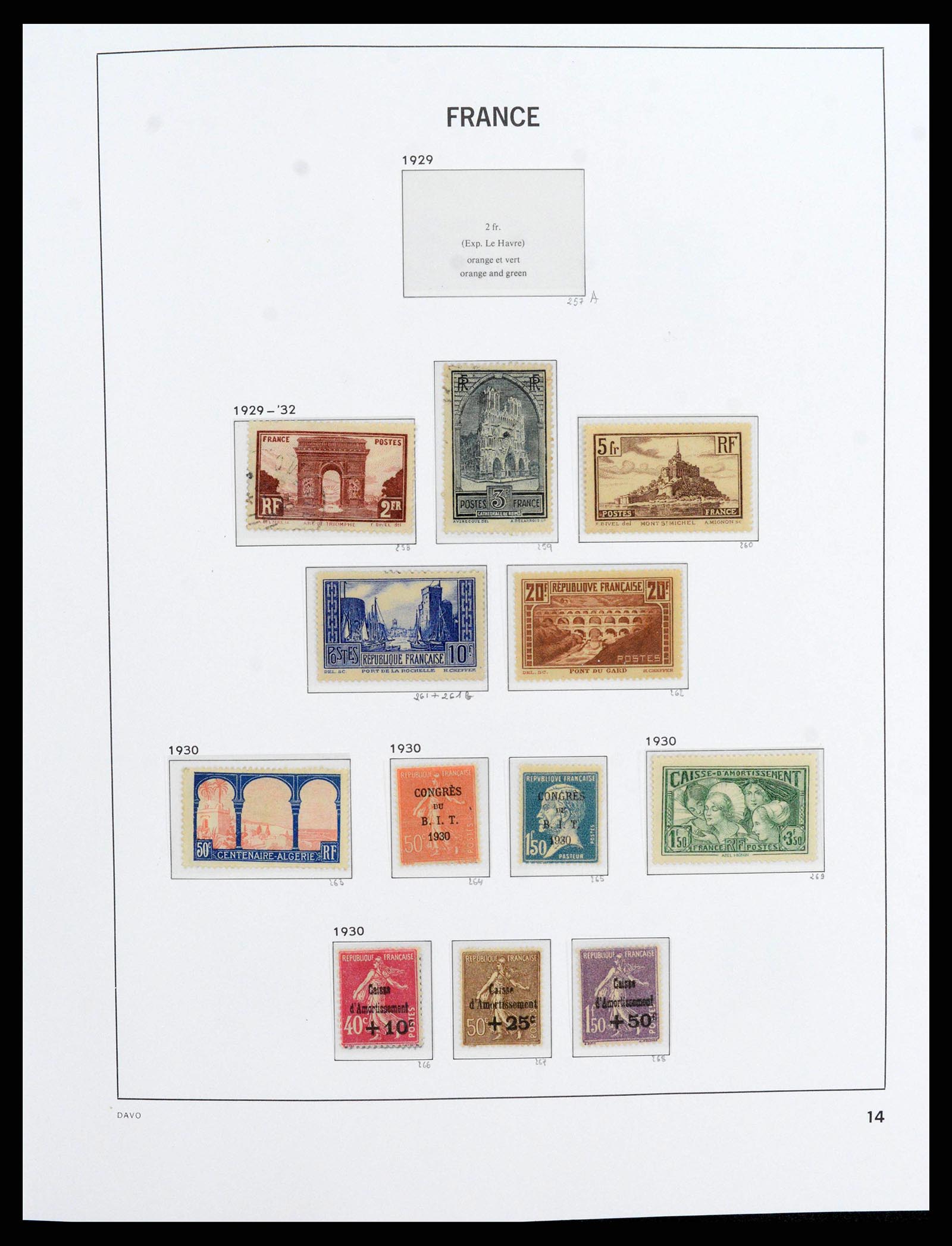 38209 0015 - Stamp collection 38209 France 1849-2020.