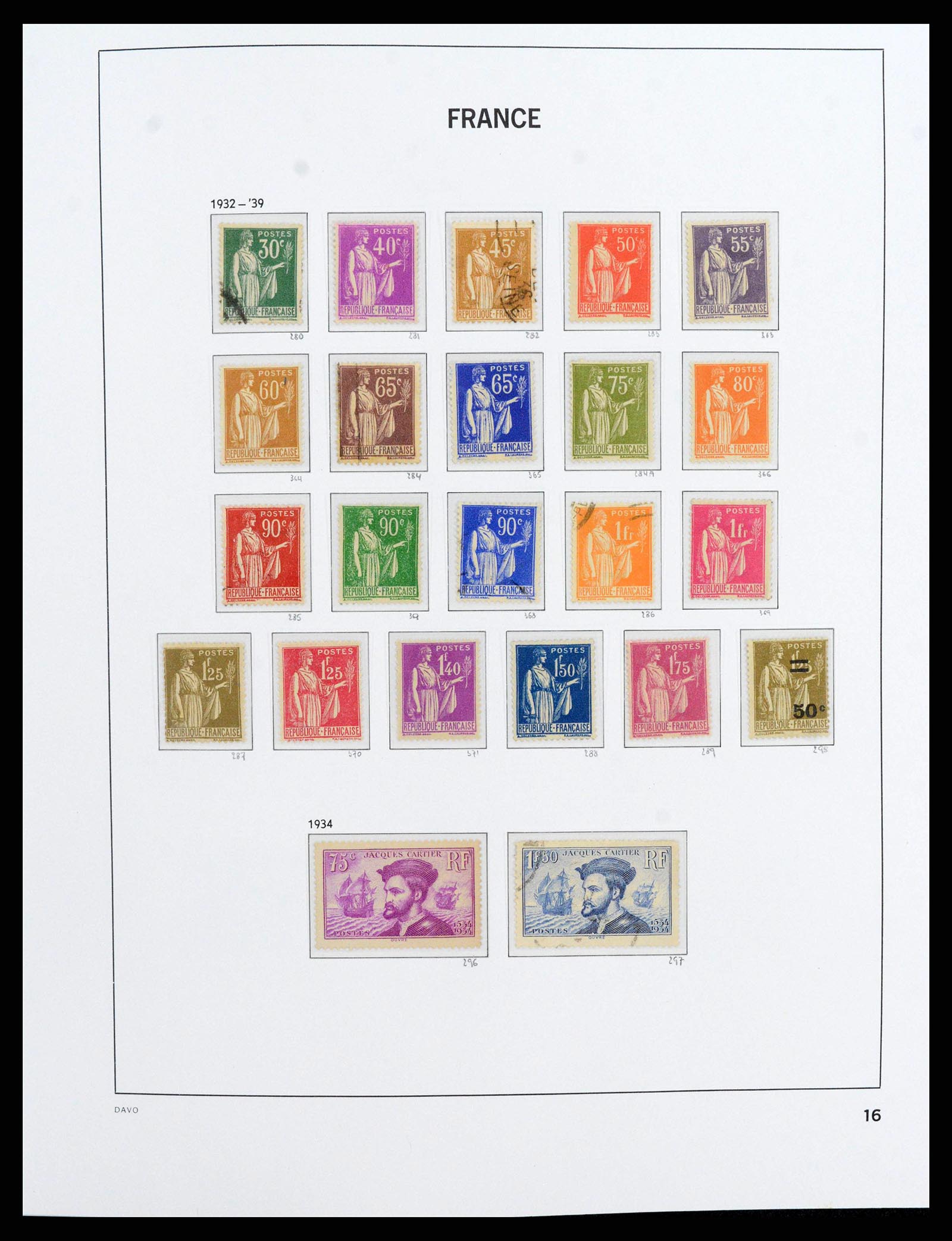 38209 0017 - Stamp collection 38209 France 1849-2020.