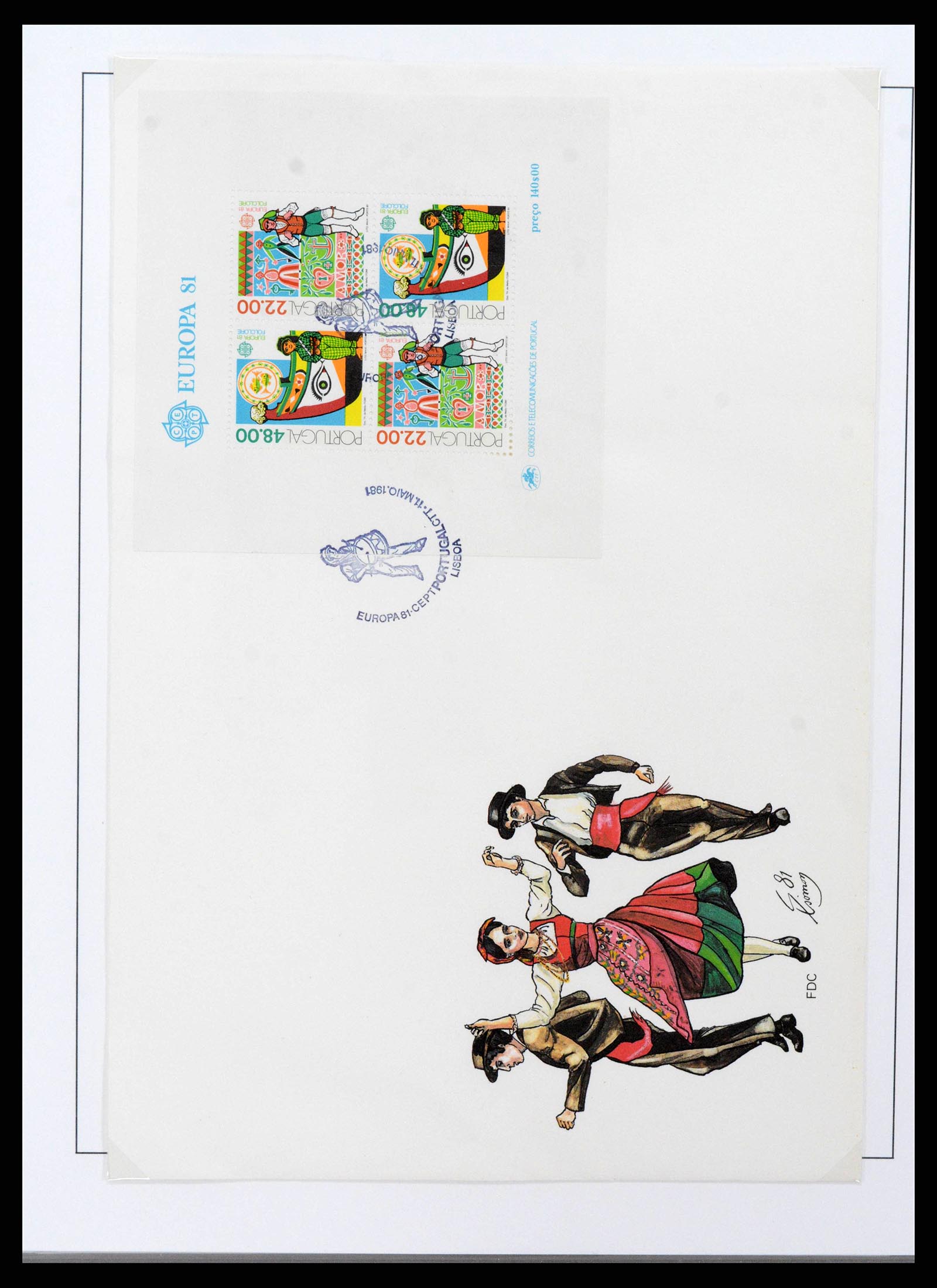 38219 0015 - Stamp collection 38219 Motif traditional costumes/folklore 1930-2020!