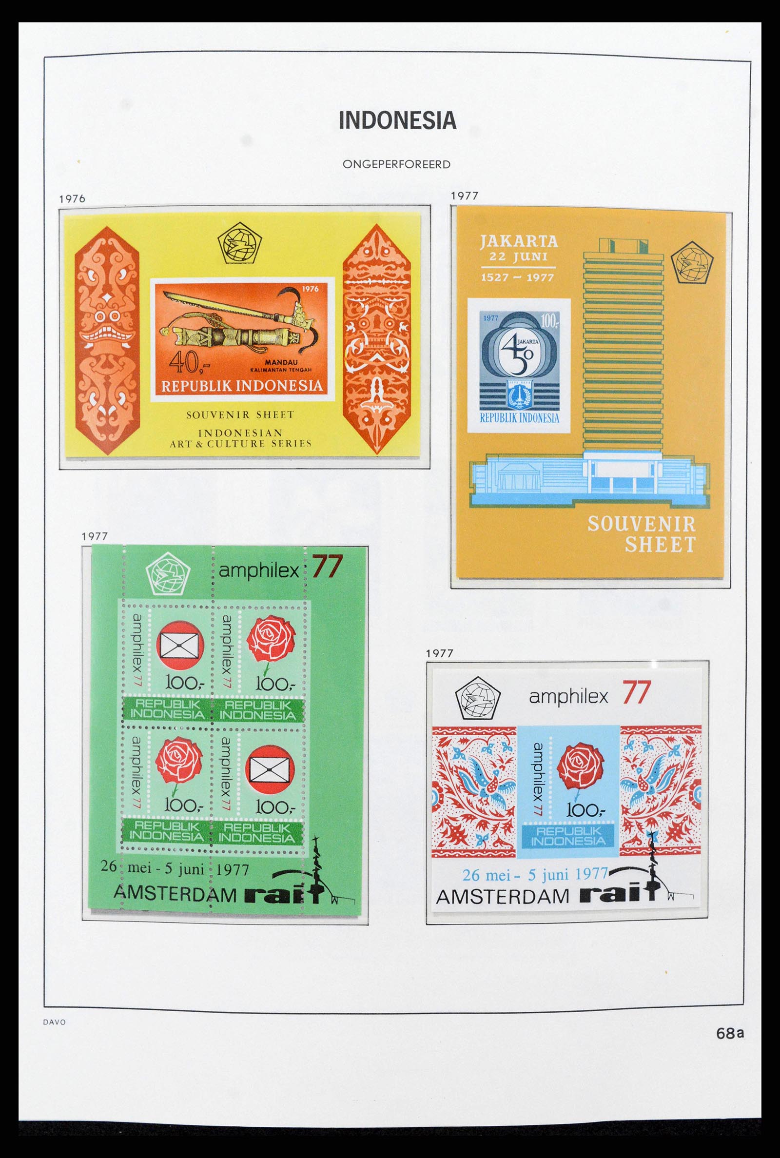 38272 0083 - Postzegelverzameling 38272 Indonesië 1949-2009.