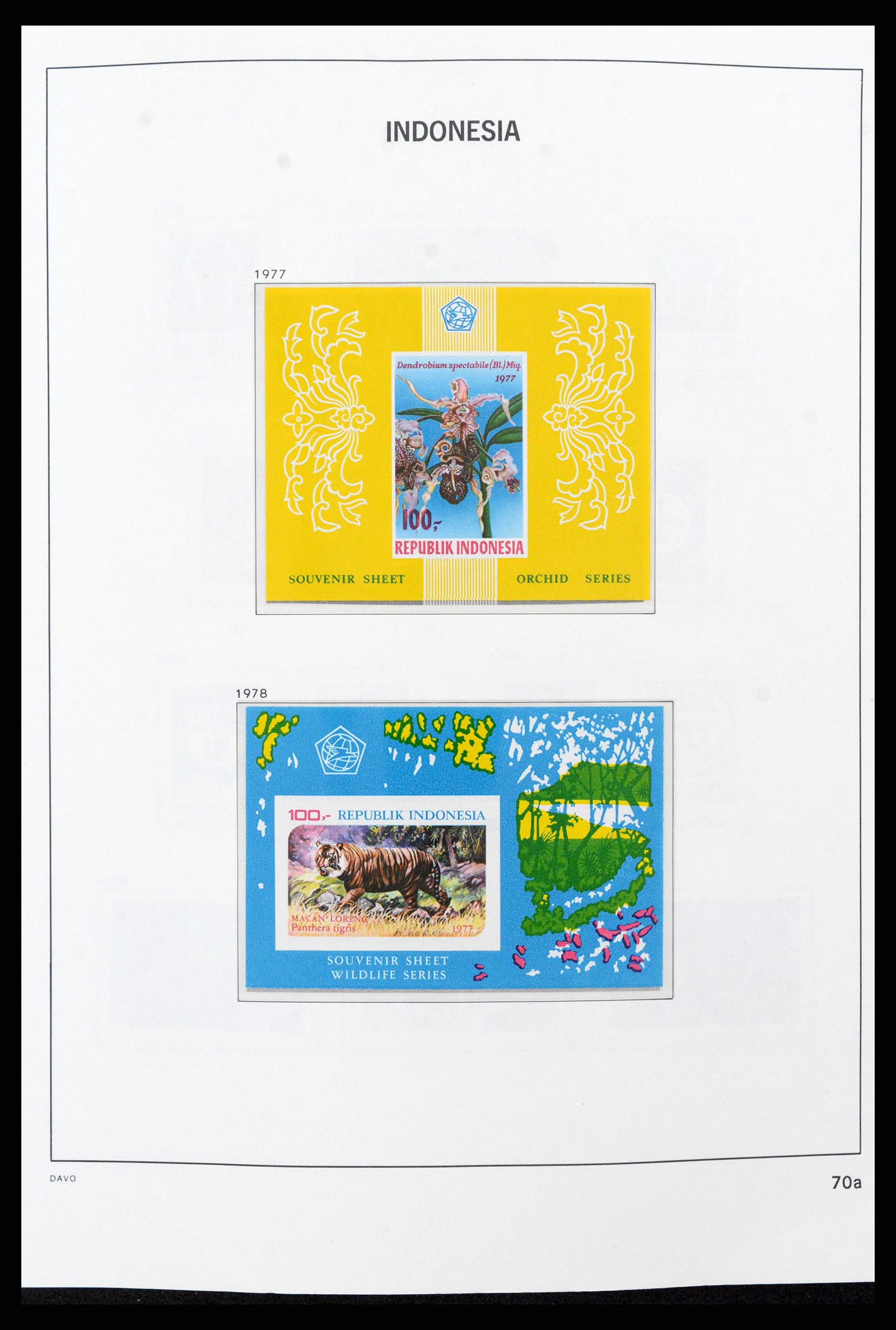 38272 0086 - Postzegelverzameling 38272 Indonesië 1949-2009.
