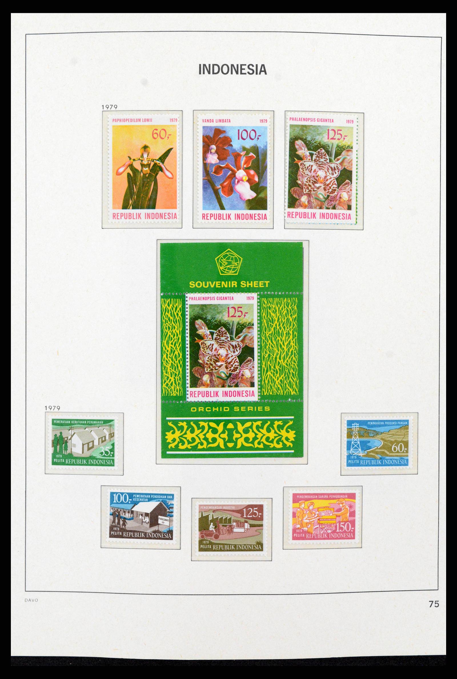 38272 0091 - Postzegelverzameling 38272 Indonesië 1949-2009.