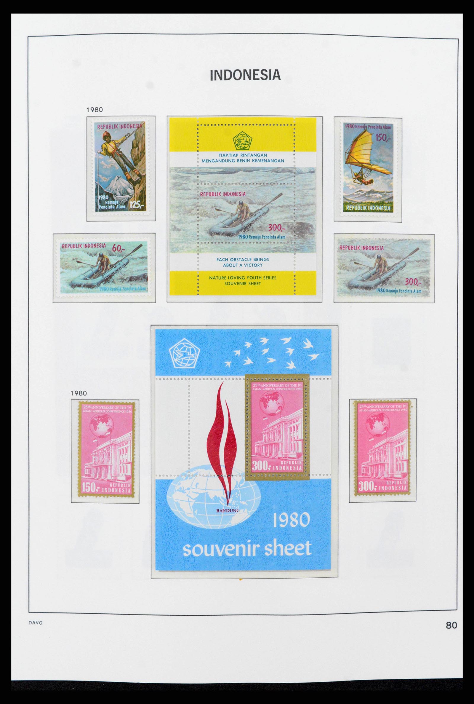 38272 0096 - Postzegelverzameling 38272 Indonesië 1949-2009.
