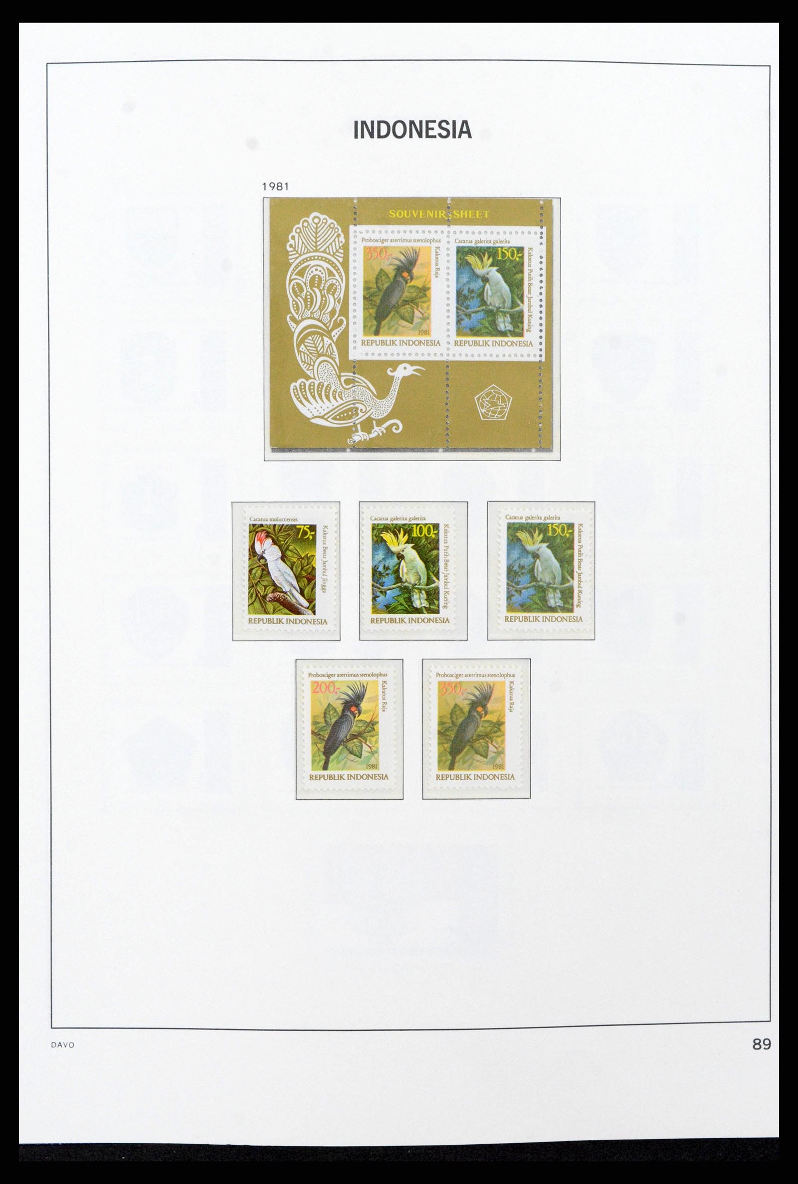 38272 0105 - Postzegelverzameling 38272 Indonesië 1949-2009.