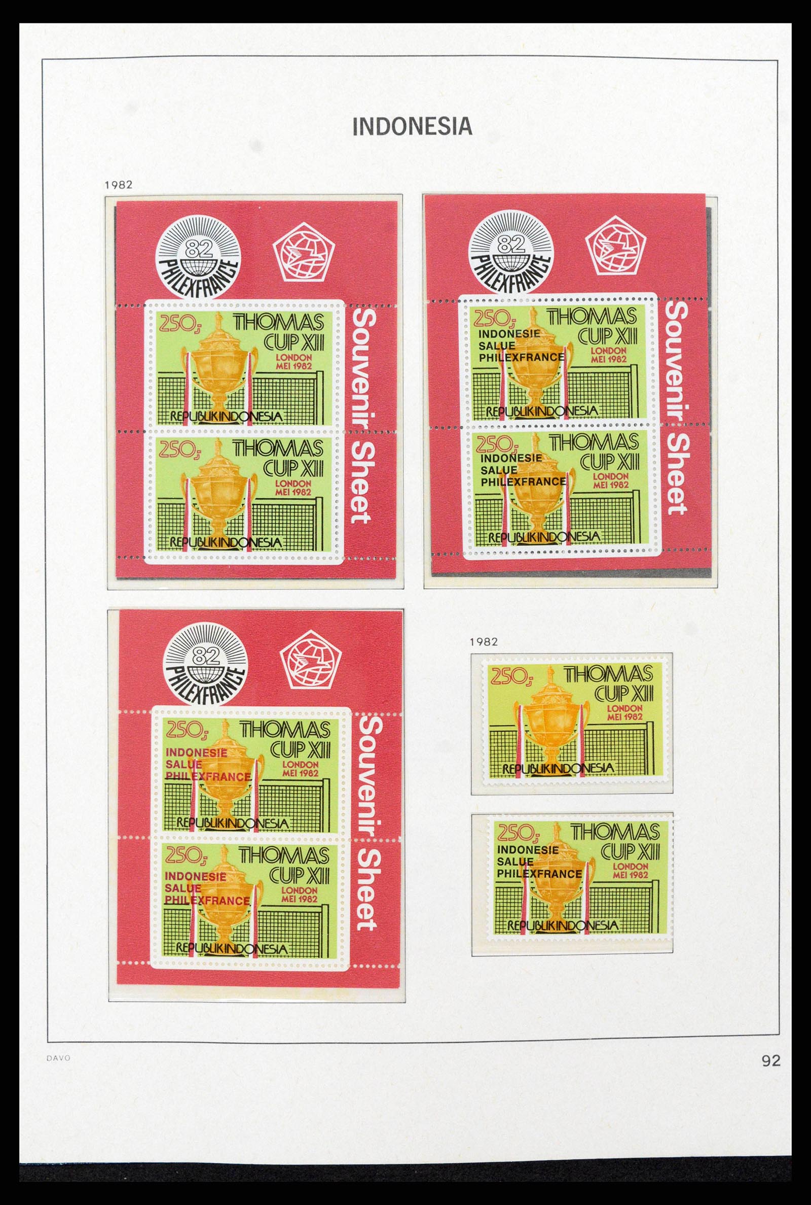 38272 0108 - Postzegelverzameling 38272 Indonesië 1949-2009.