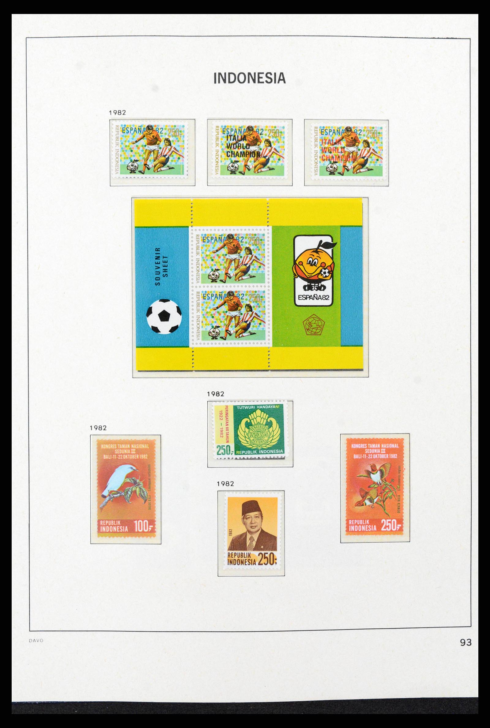 38272 0109 - Postzegelverzameling 38272 Indonesië 1949-2009.