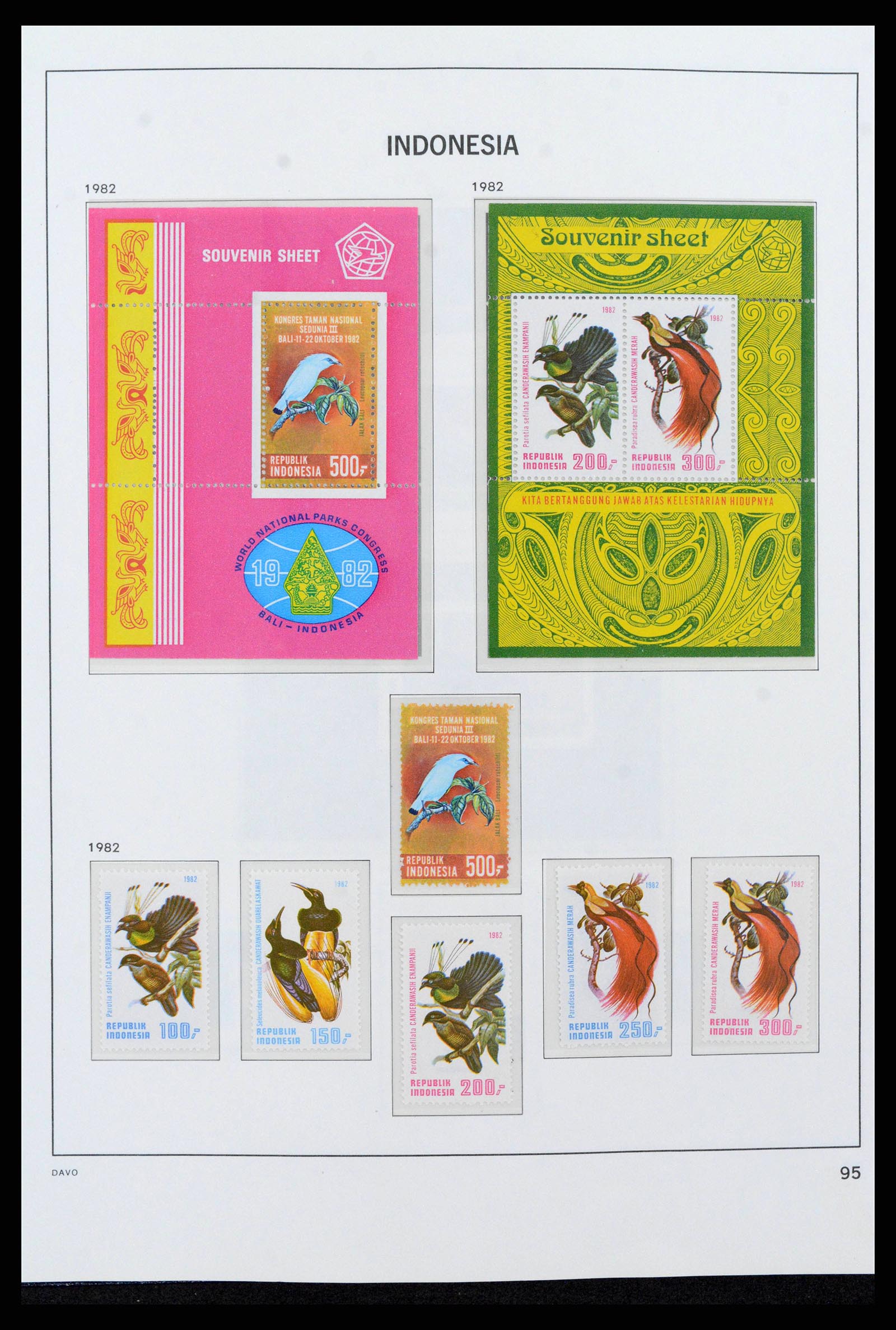 38272 0111 - Postzegelverzameling 38272 Indonesië 1949-2009.