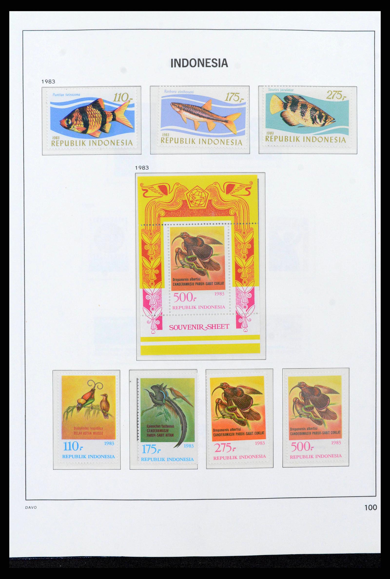 38272 0116 - Postzegelverzameling 38272 Indonesië 1949-2009.