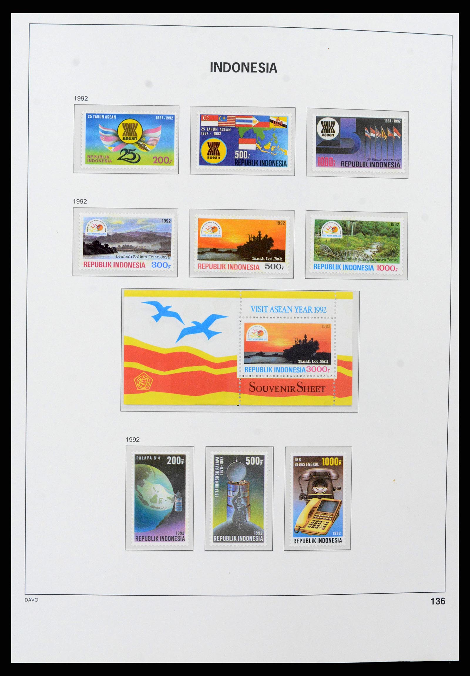38272 0156 - Postzegelverzameling 38272 Indonesië 1949-2009.