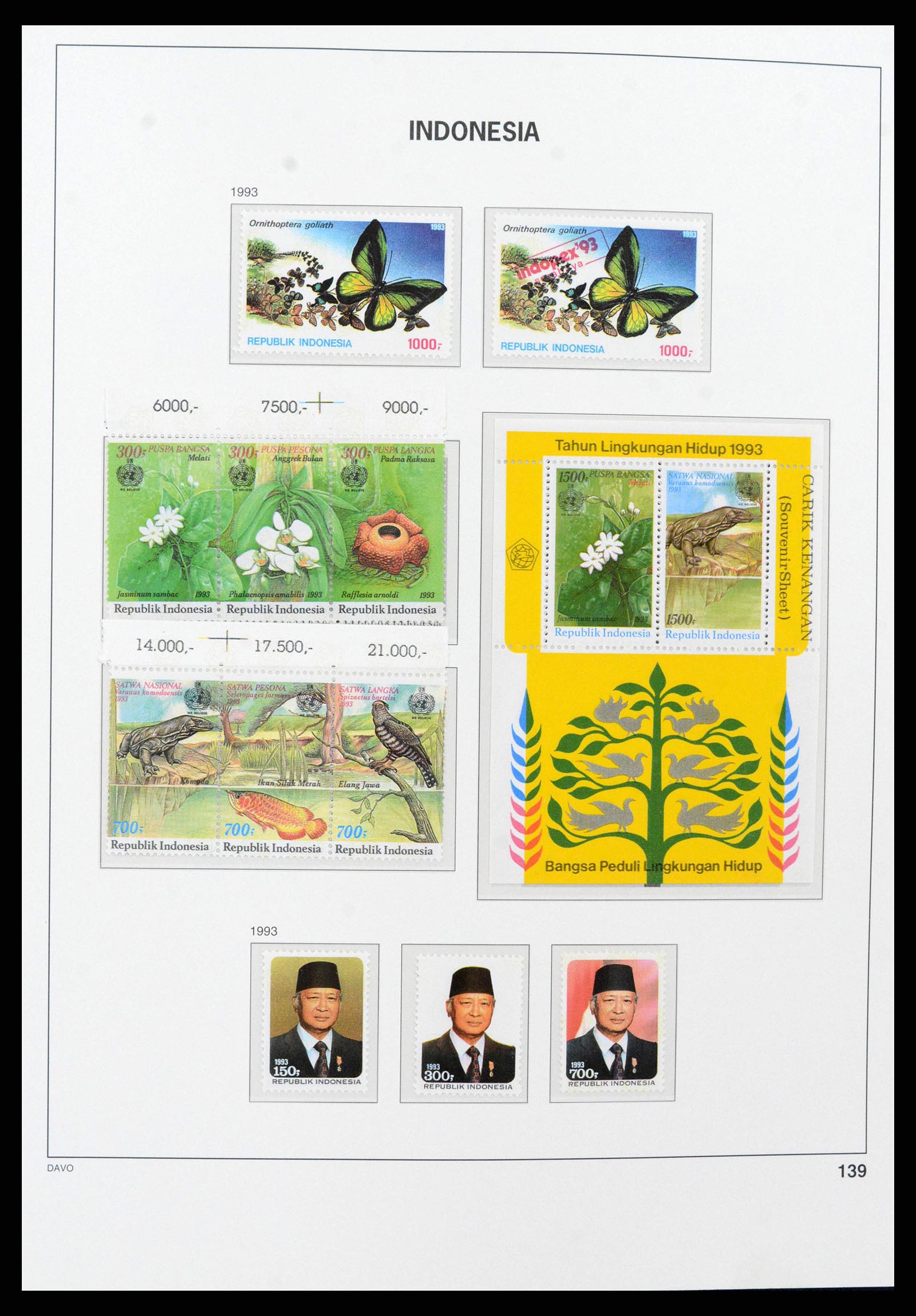 38272 0159 - Postzegelverzameling 38272 Indonesië 1949-2009.