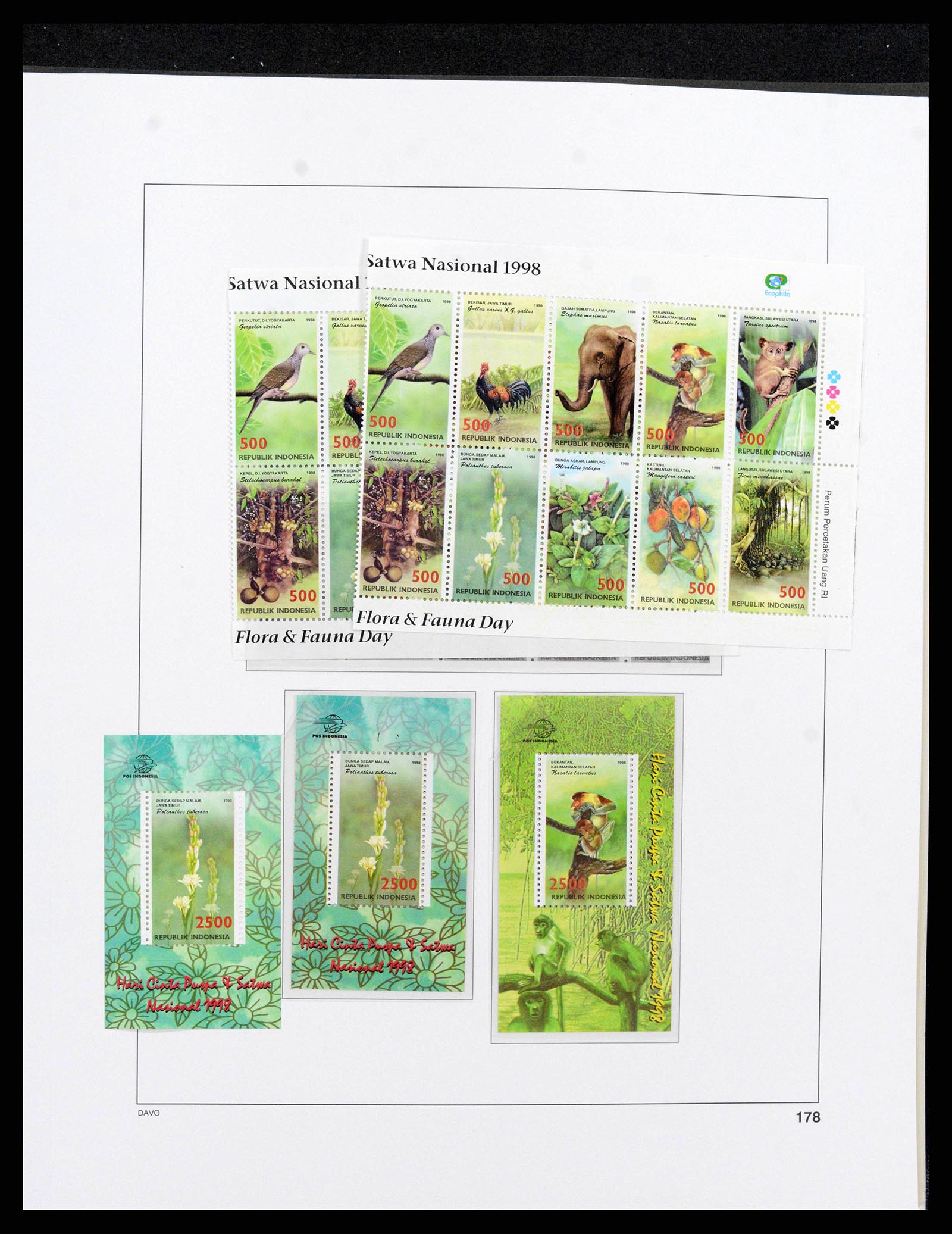 38272 0202 - Postzegelverzameling 38272 Indonesië 1949-2009.