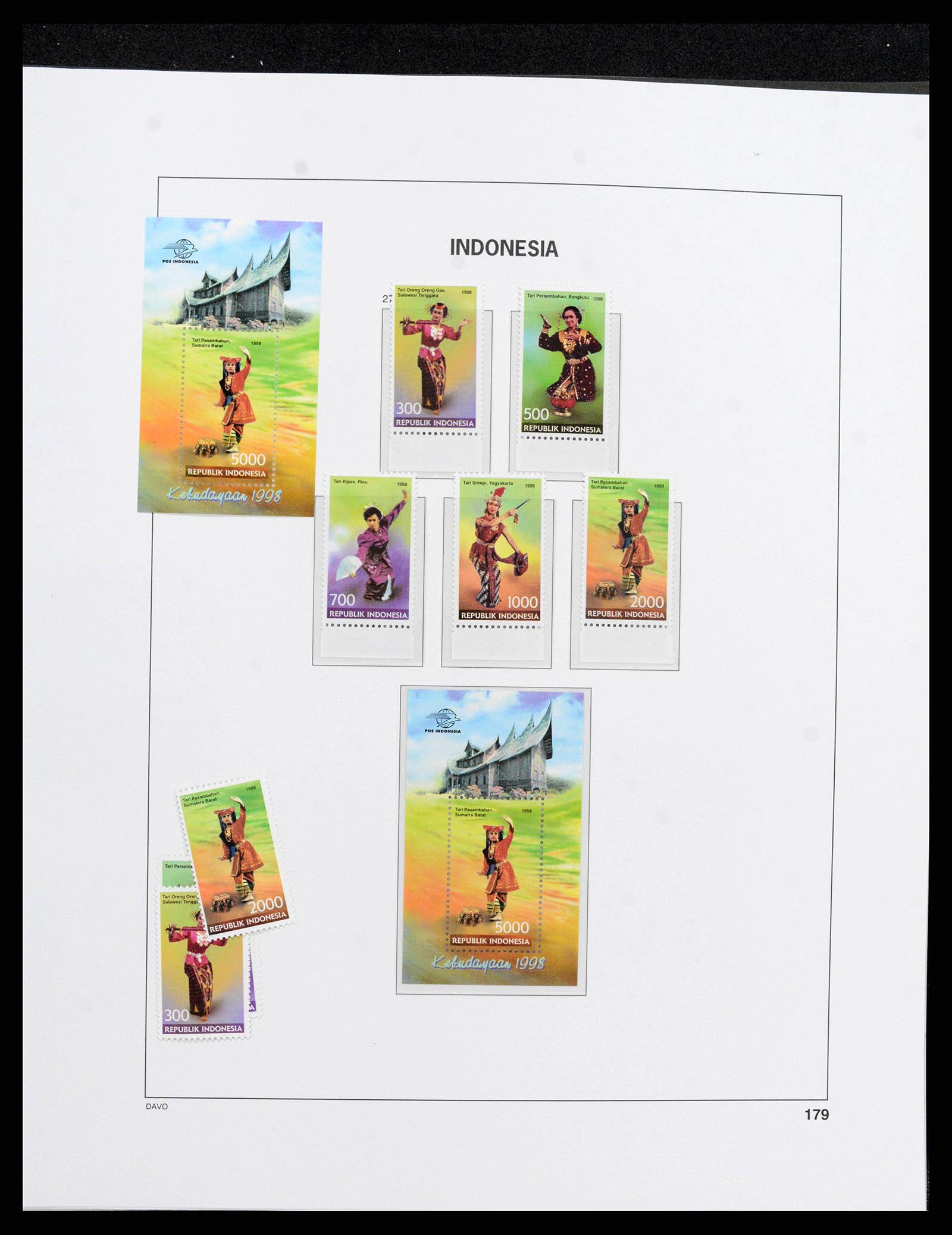38272 0203 - Postzegelverzameling 38272 Indonesië 1949-2009.