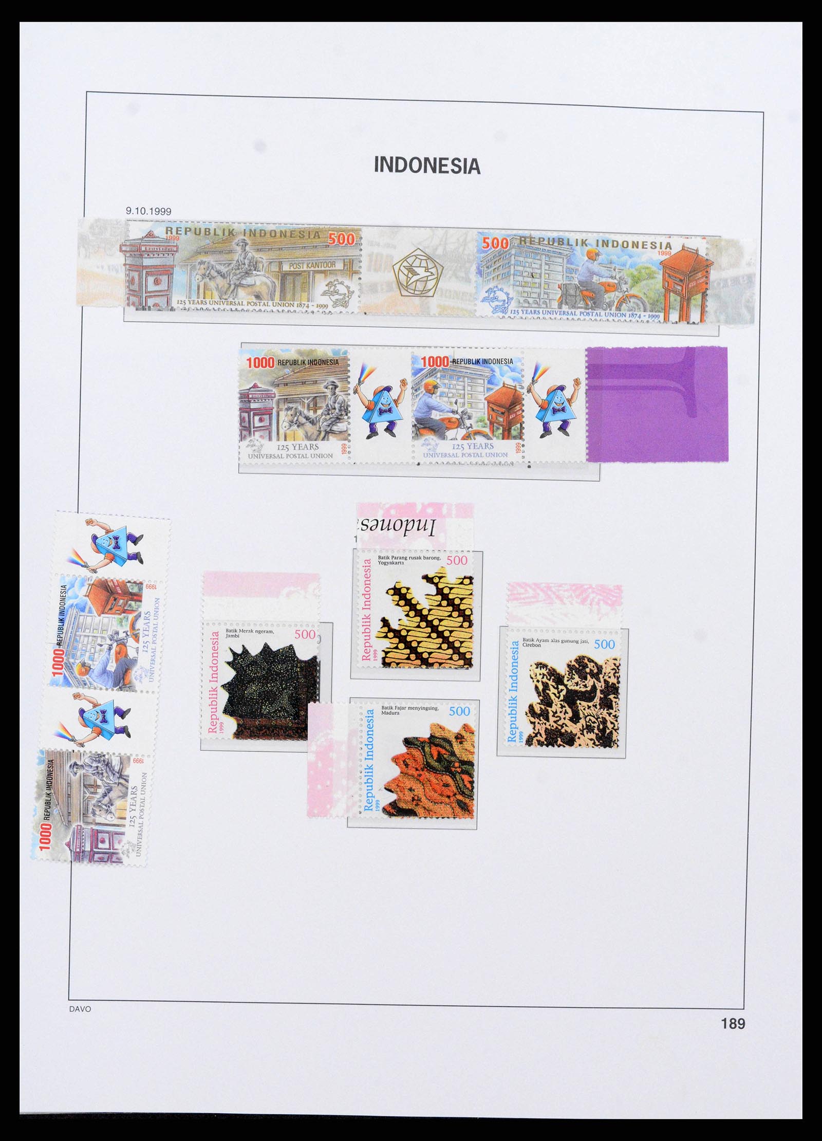 38272 0214 - Postzegelverzameling 38272 Indonesië 1949-2009.