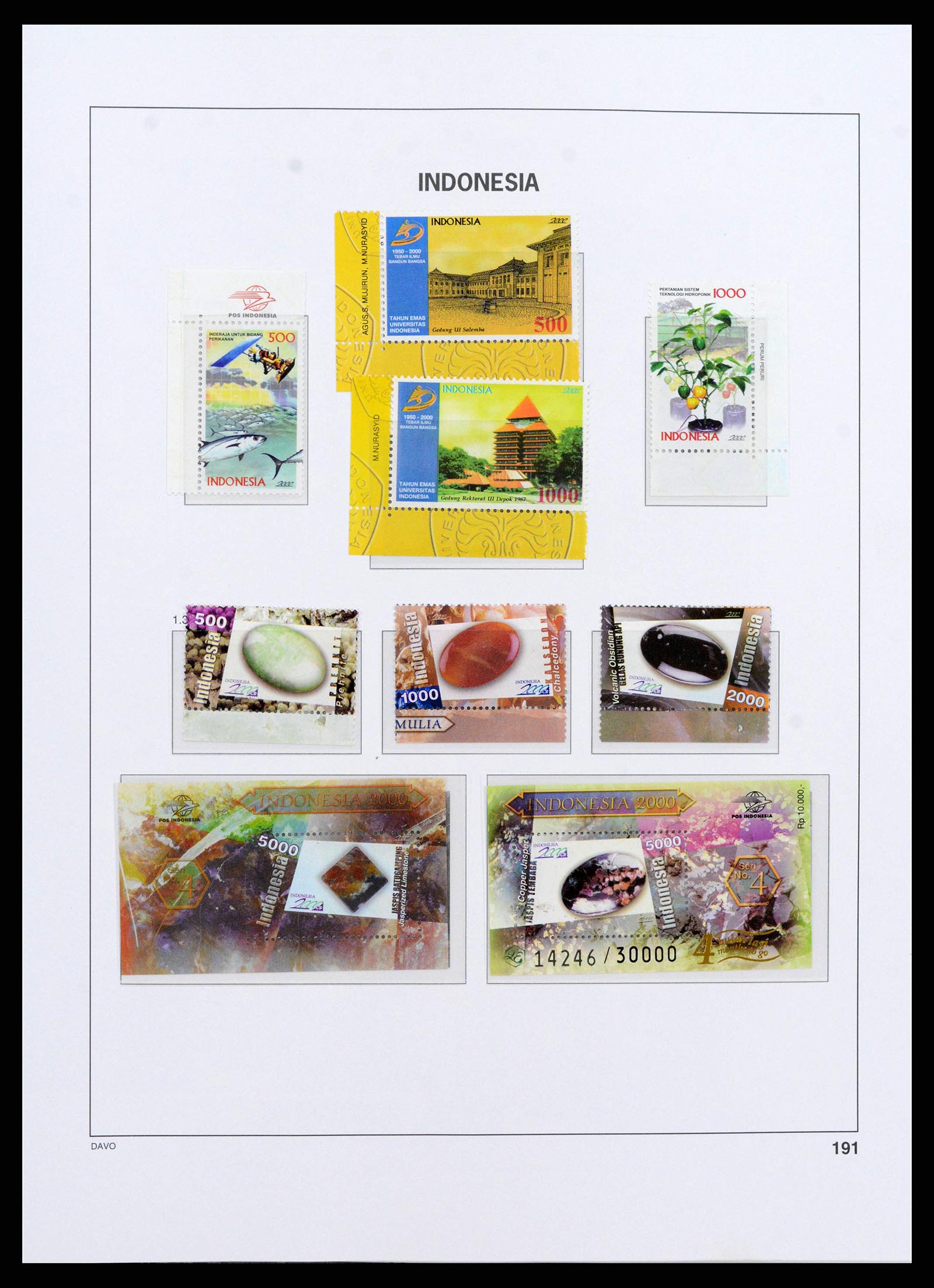 38272 0217 - Postzegelverzameling 38272 Indonesië 1949-2009.