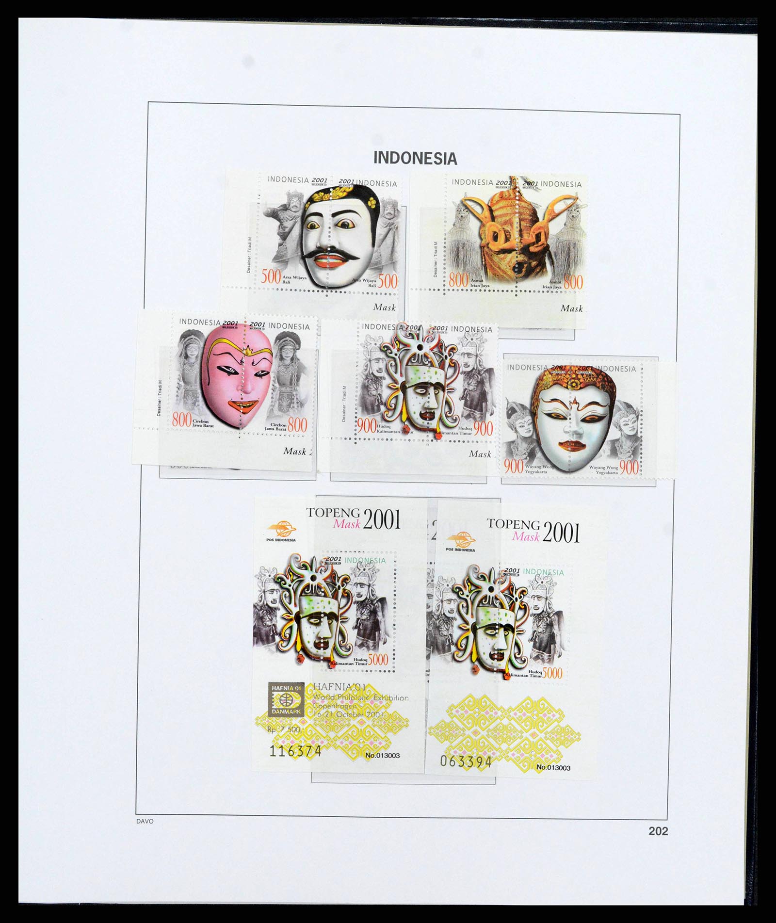 38272 0228 - Postzegelverzameling 38272 Indonesië 1949-2009.