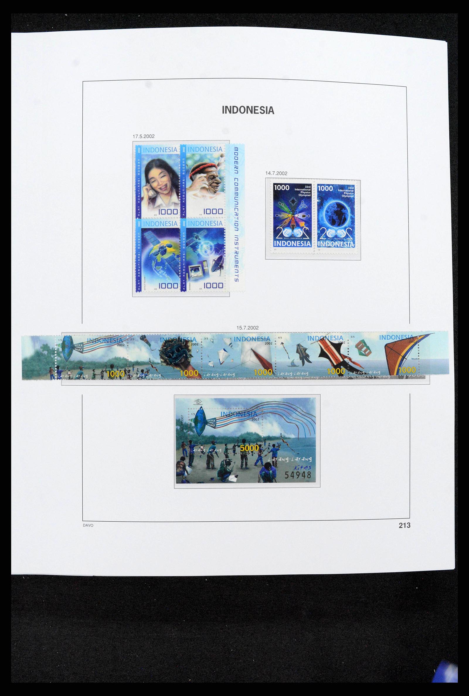 38272 0241 - Postzegelverzameling 38272 Indonesië 1949-2009.