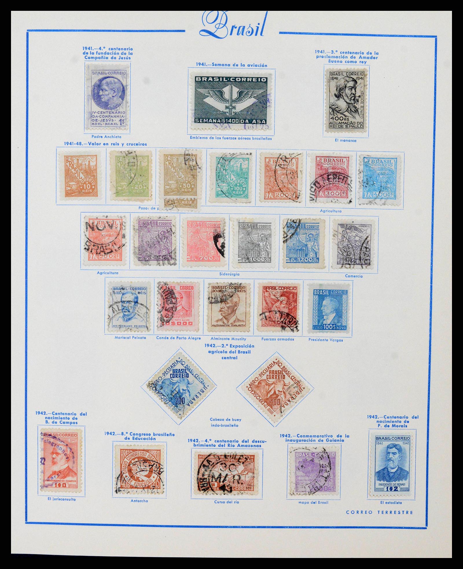 38281 0018 - Stamp collection 38281 Brazil 1843-1983.