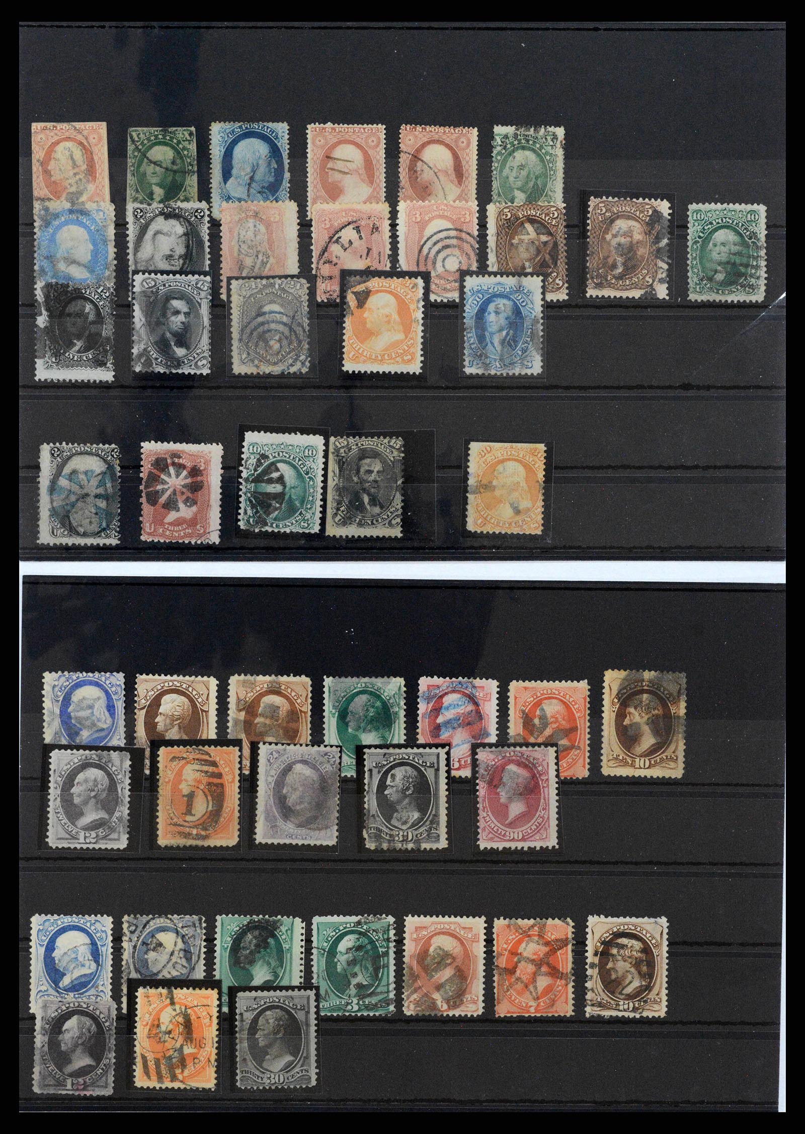 38310 0001 - Stamp collection 38310 USA 1851-1940.