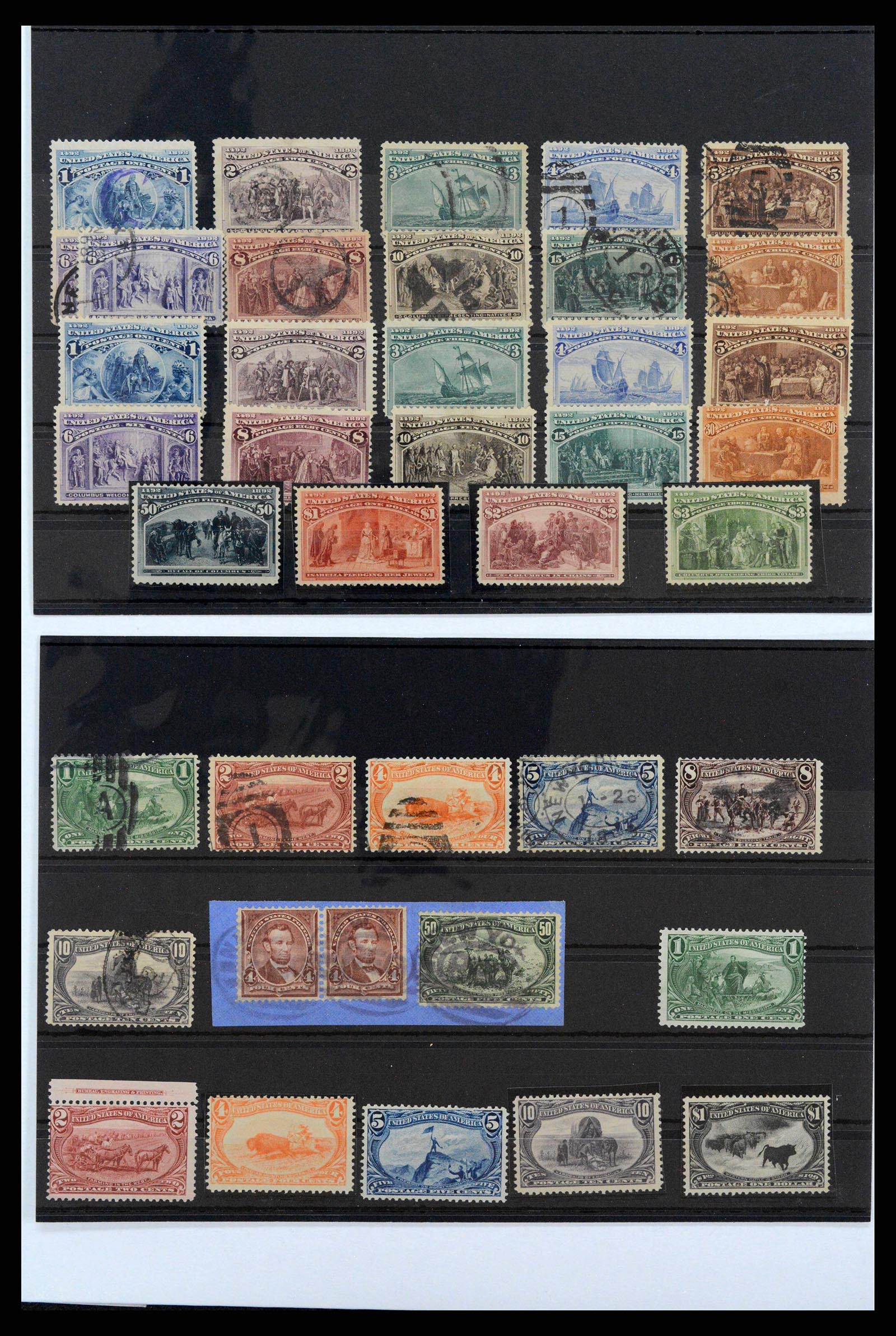 38310 0002 - Stamp collection 38310 USA 1851-1940.