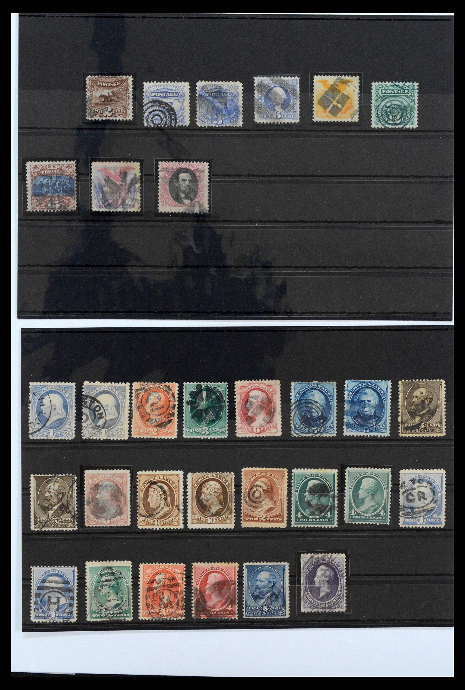 38310 0003 - Stamp collection 38310 USA 1851-1940.