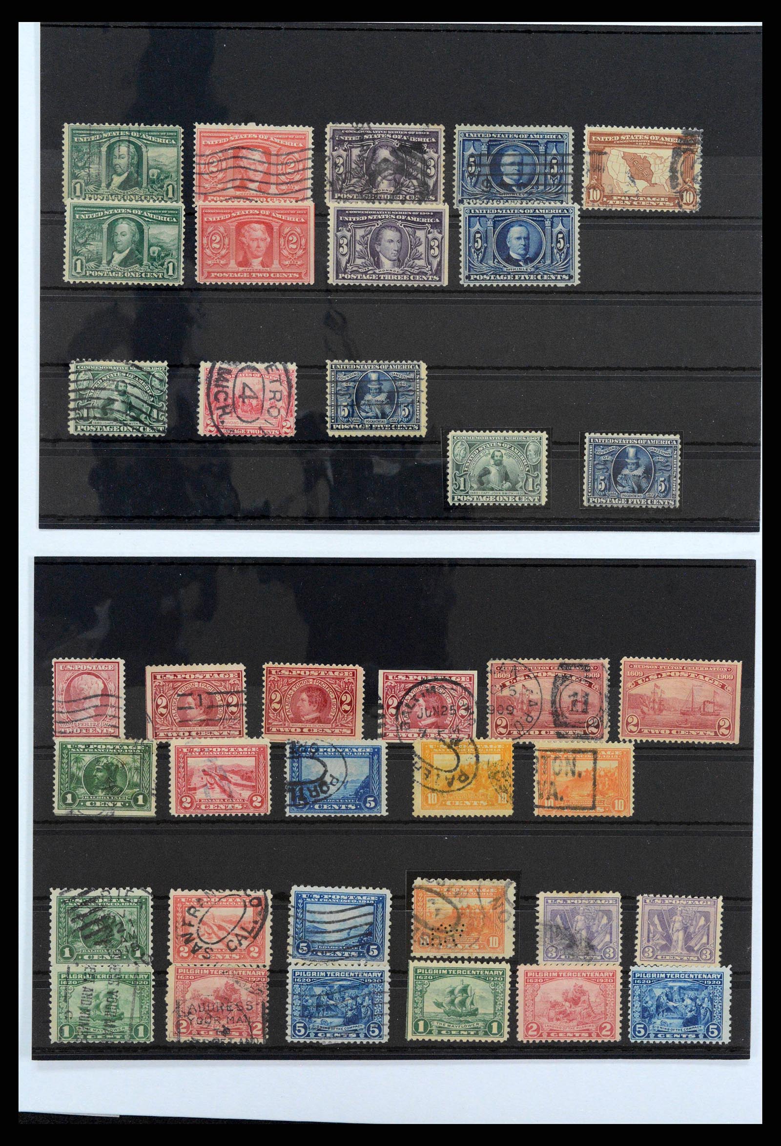 38310 0007 - Stamp collection 38310 USA 1851-1940.