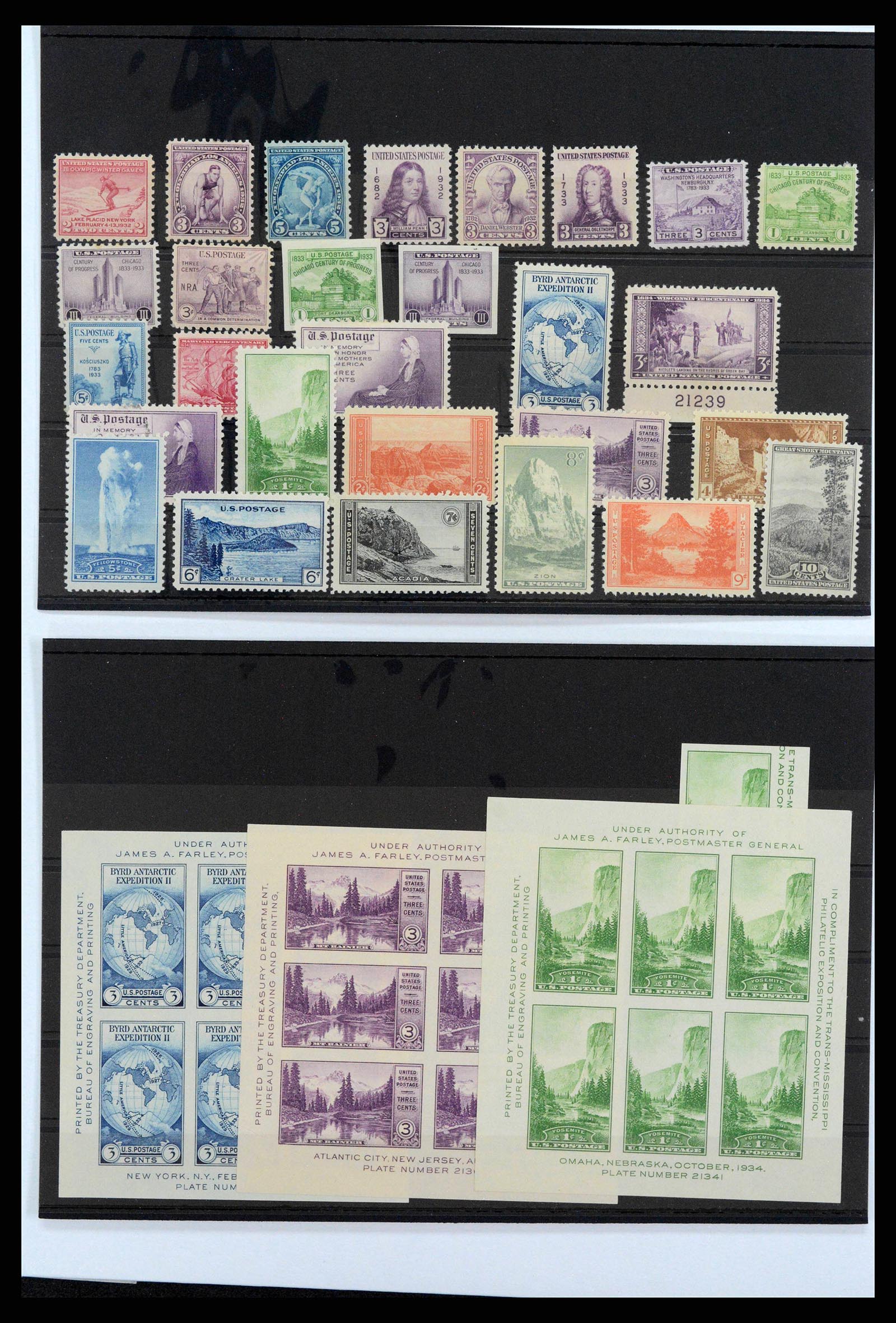 38310 0009 - Stamp collection 38310 USA 1851-1940.