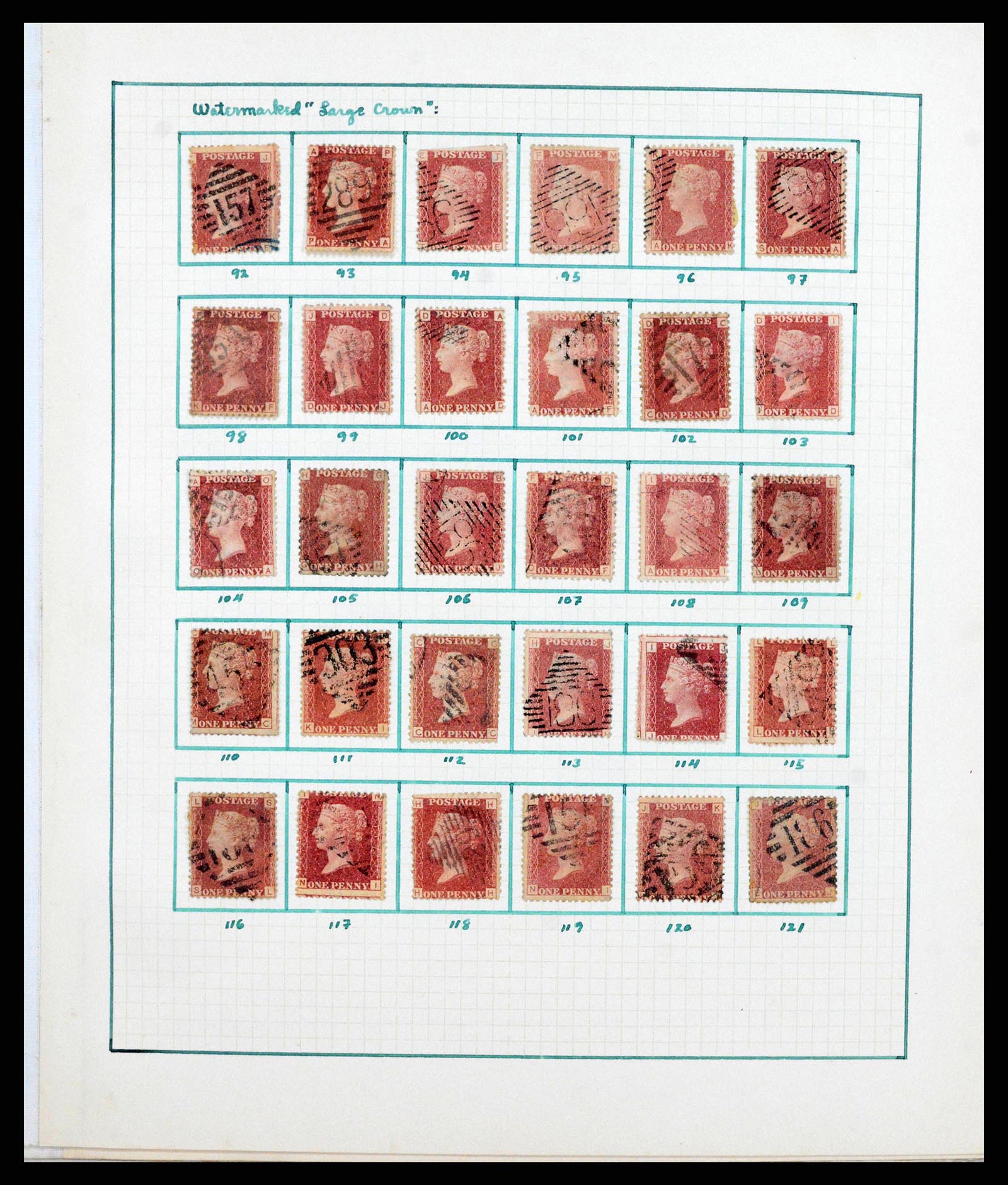 38325 0015 - Stamp collection 38325 GB used in Ireland 1840-1945.