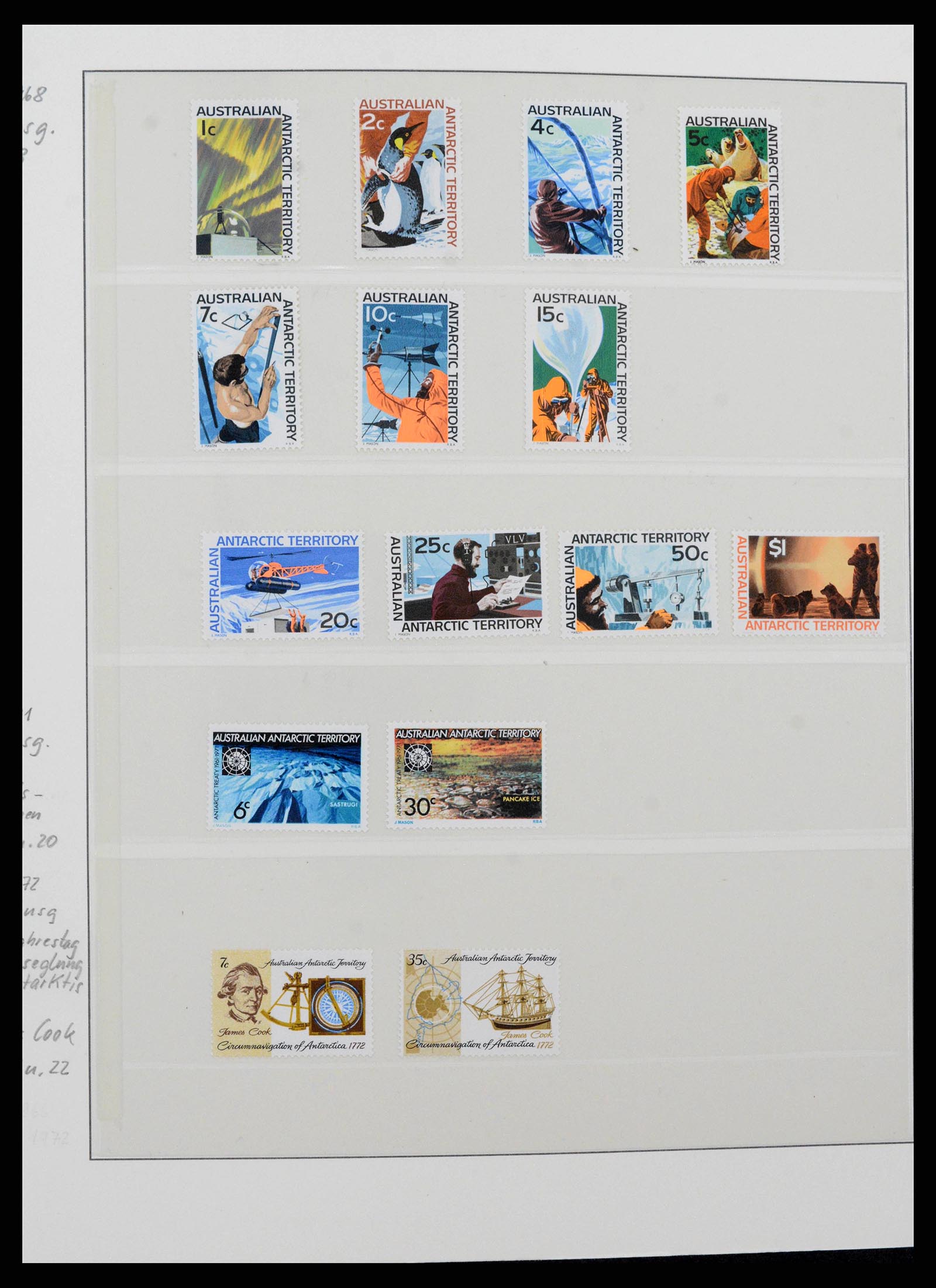 38329 0003 - Stamp collection 38329 Thematics Antarctic 1957-2012.