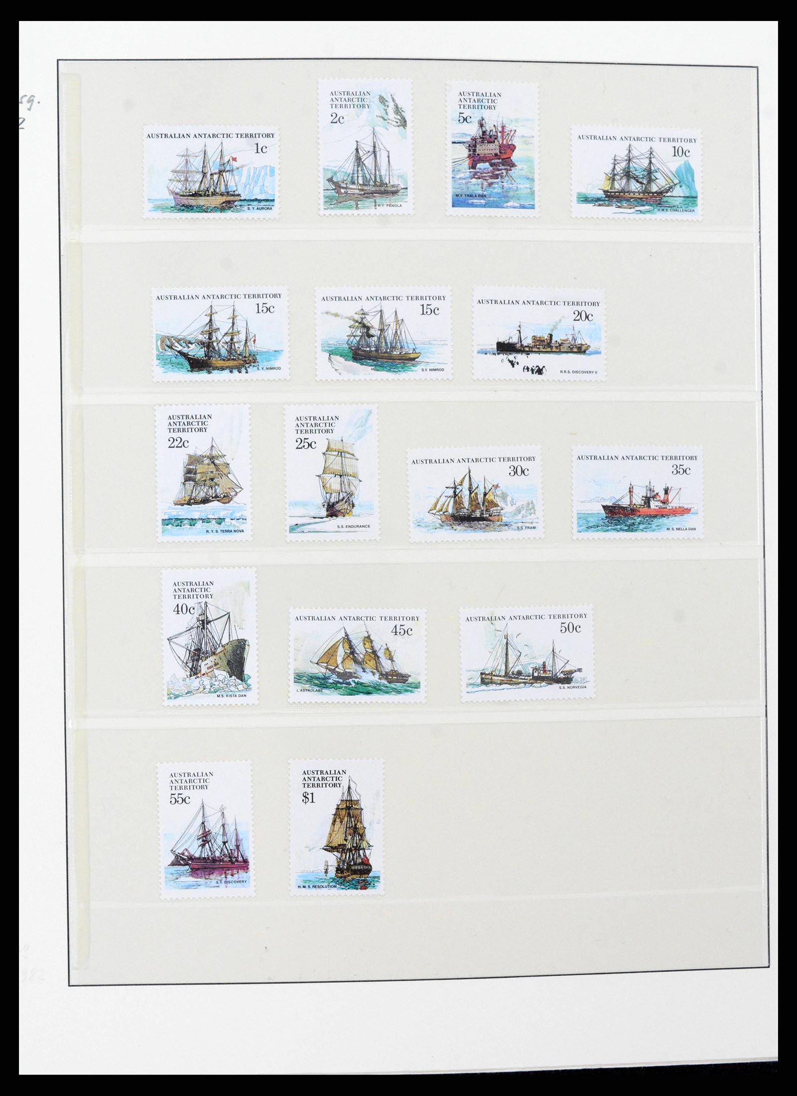 38329 0005 - Stamp collection 38329 Thematics Antarctic 1957-2012.