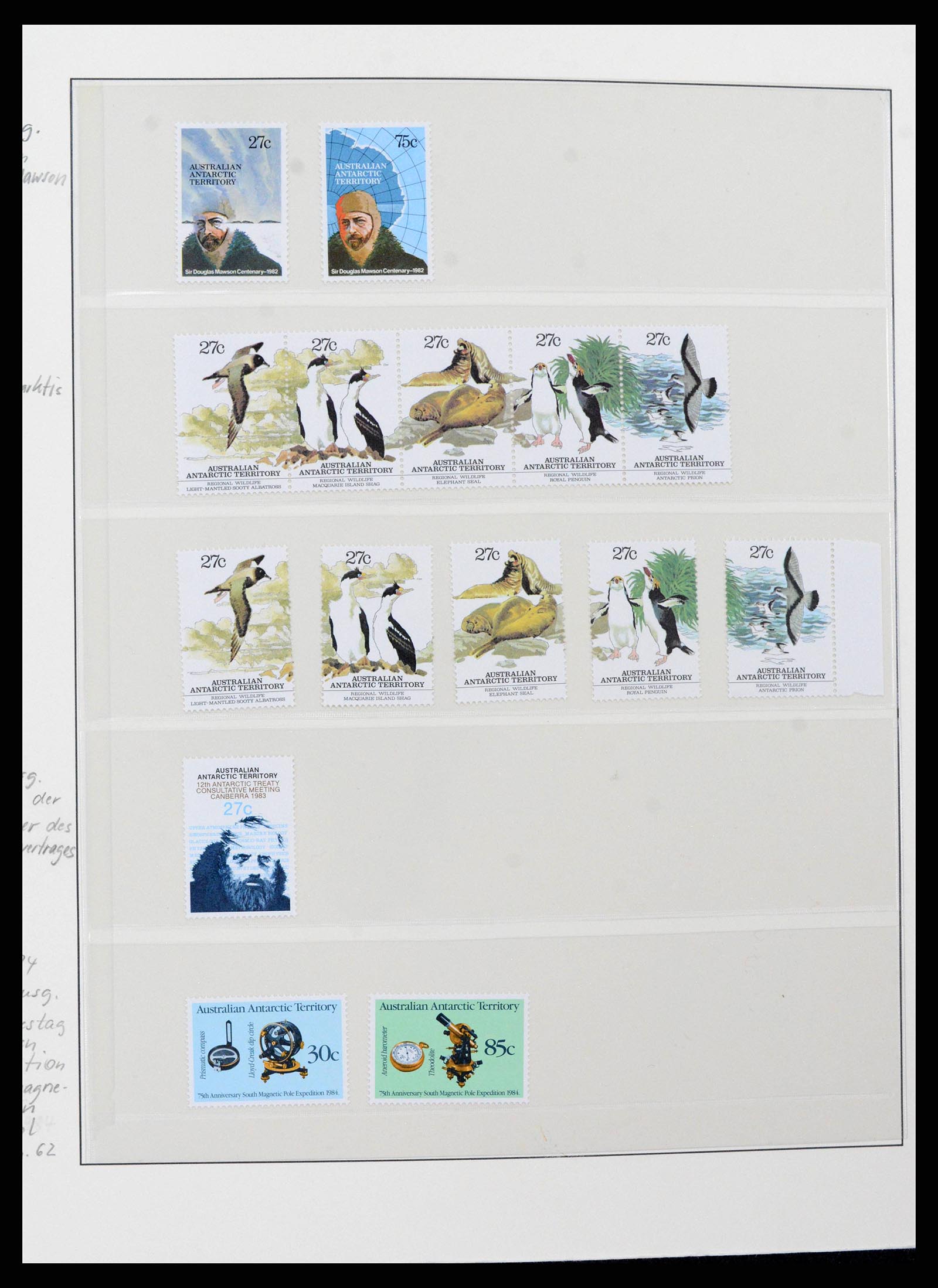 38329 0007 - Stamp collection 38329 Thematics Antarctic 1957-2012.