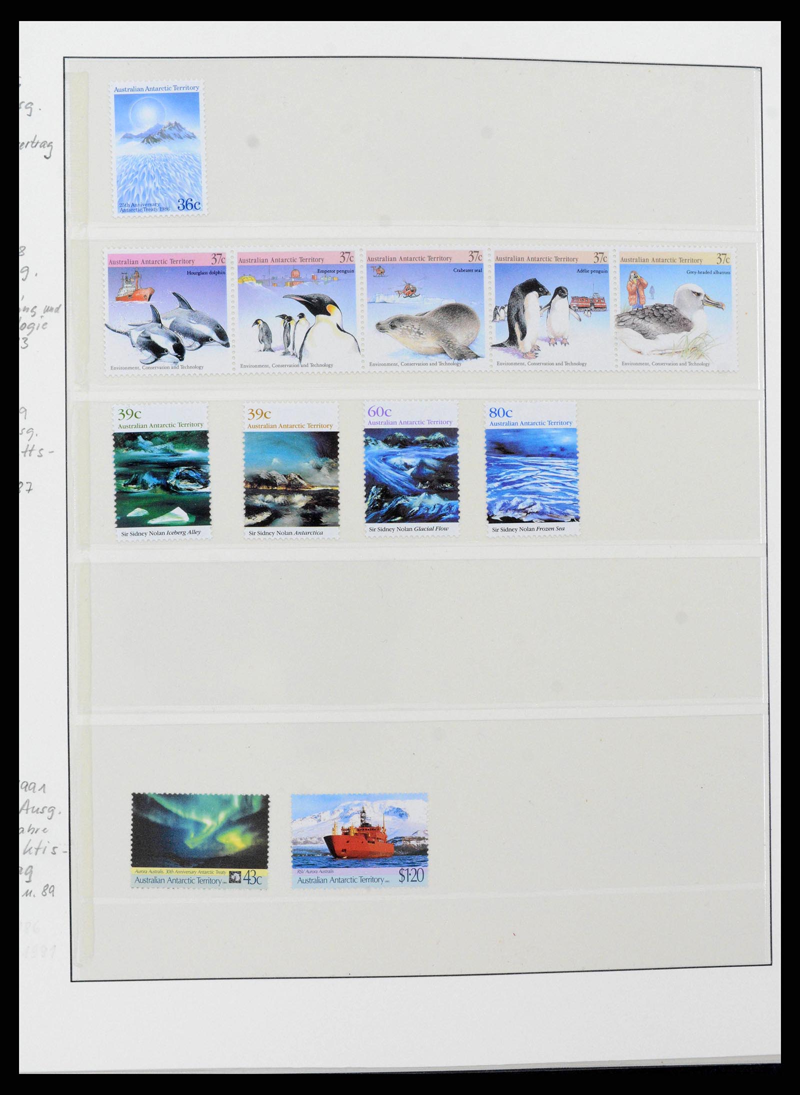 38329 0009 - Stamp collection 38329 Thematics Antarctic 1957-2012.