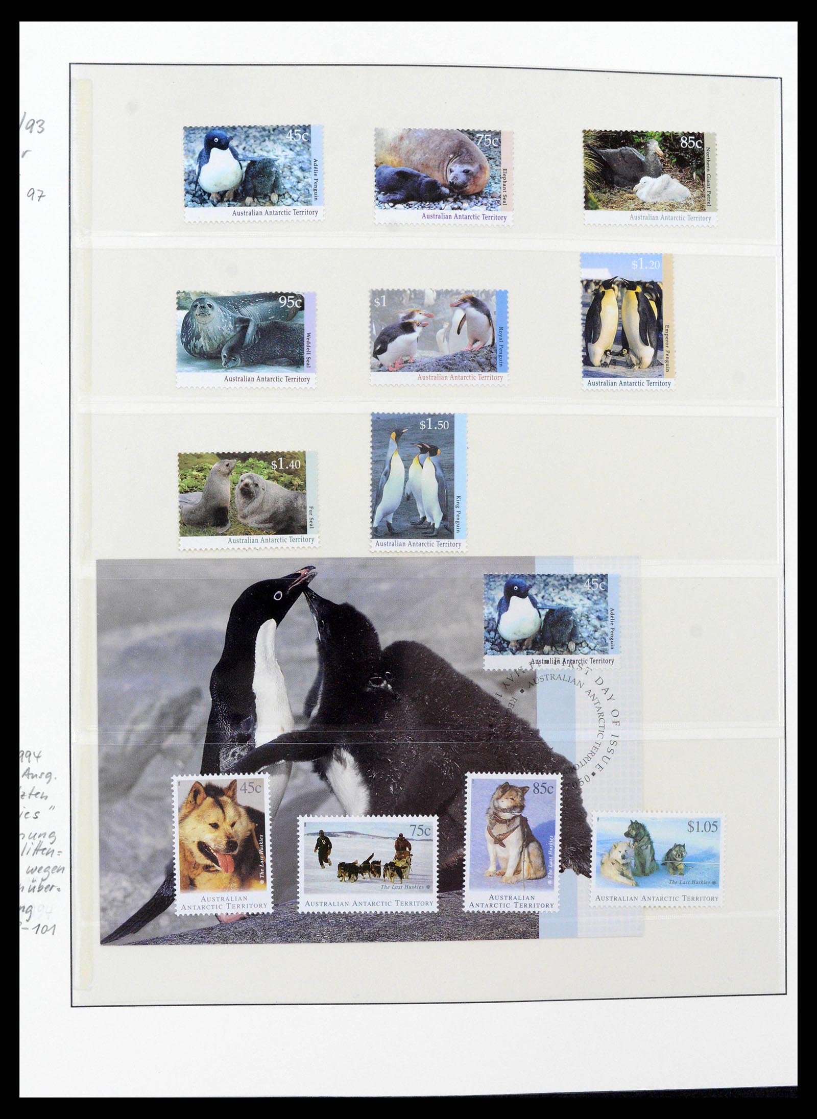 38329 0010 - Stamp collection 38329 Thematics Antarctic 1957-2012.