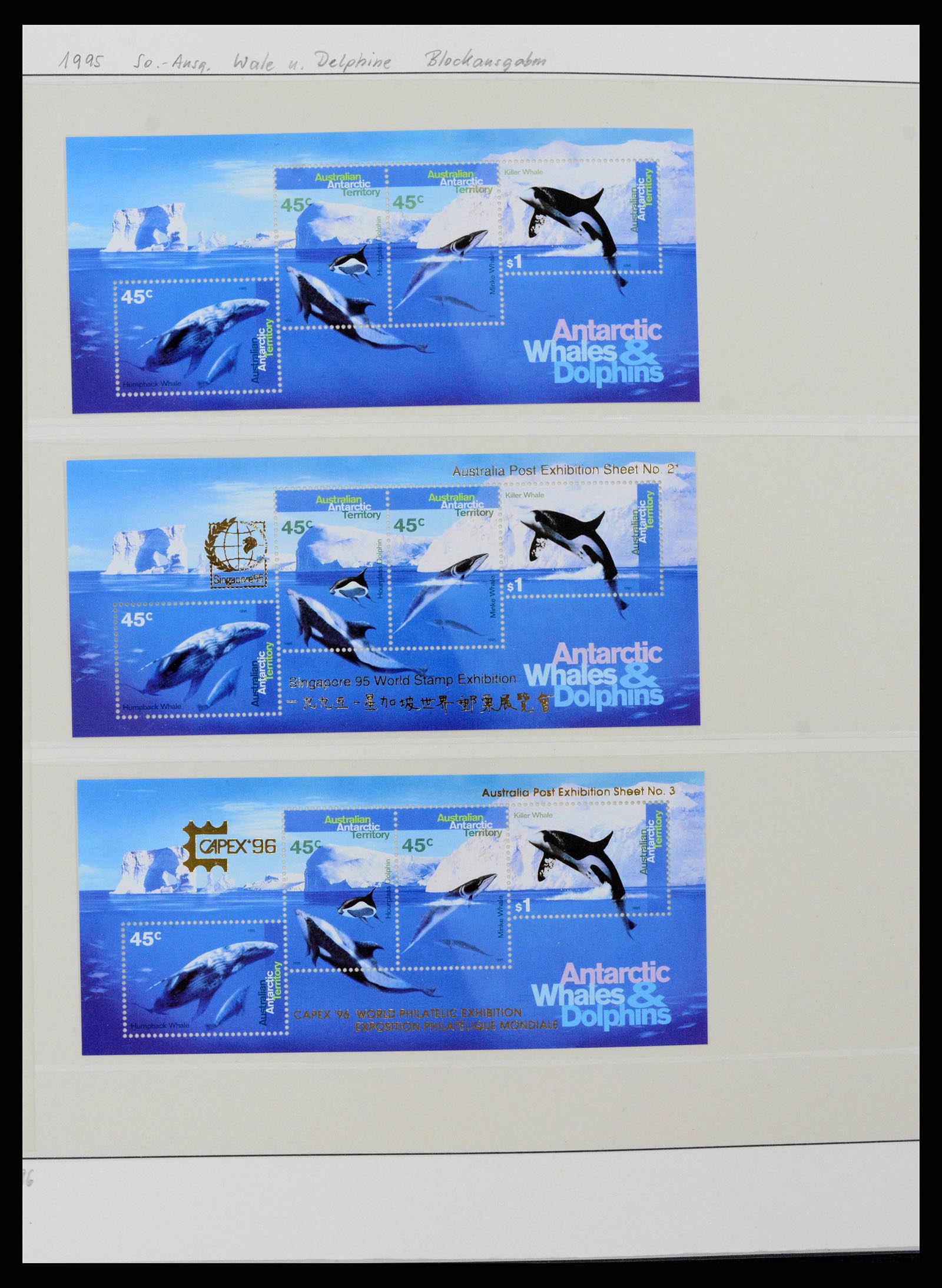 38329 0011 - Stamp collection 38329 Thematics Antarctic 1957-2012.